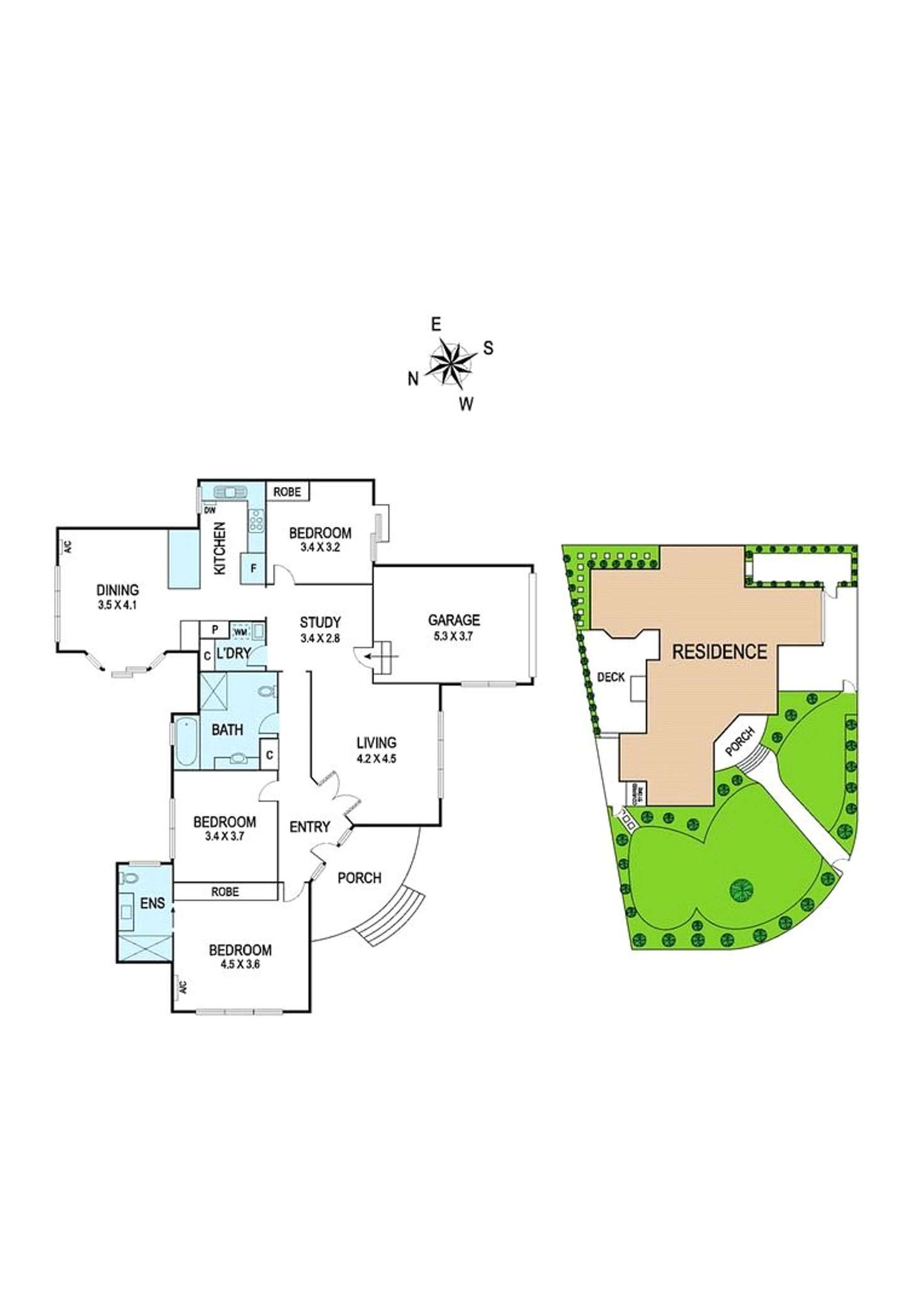 Floorplan of Homely villa listing, 1/8 Woodstock Road, Mount Waverley VIC 3149