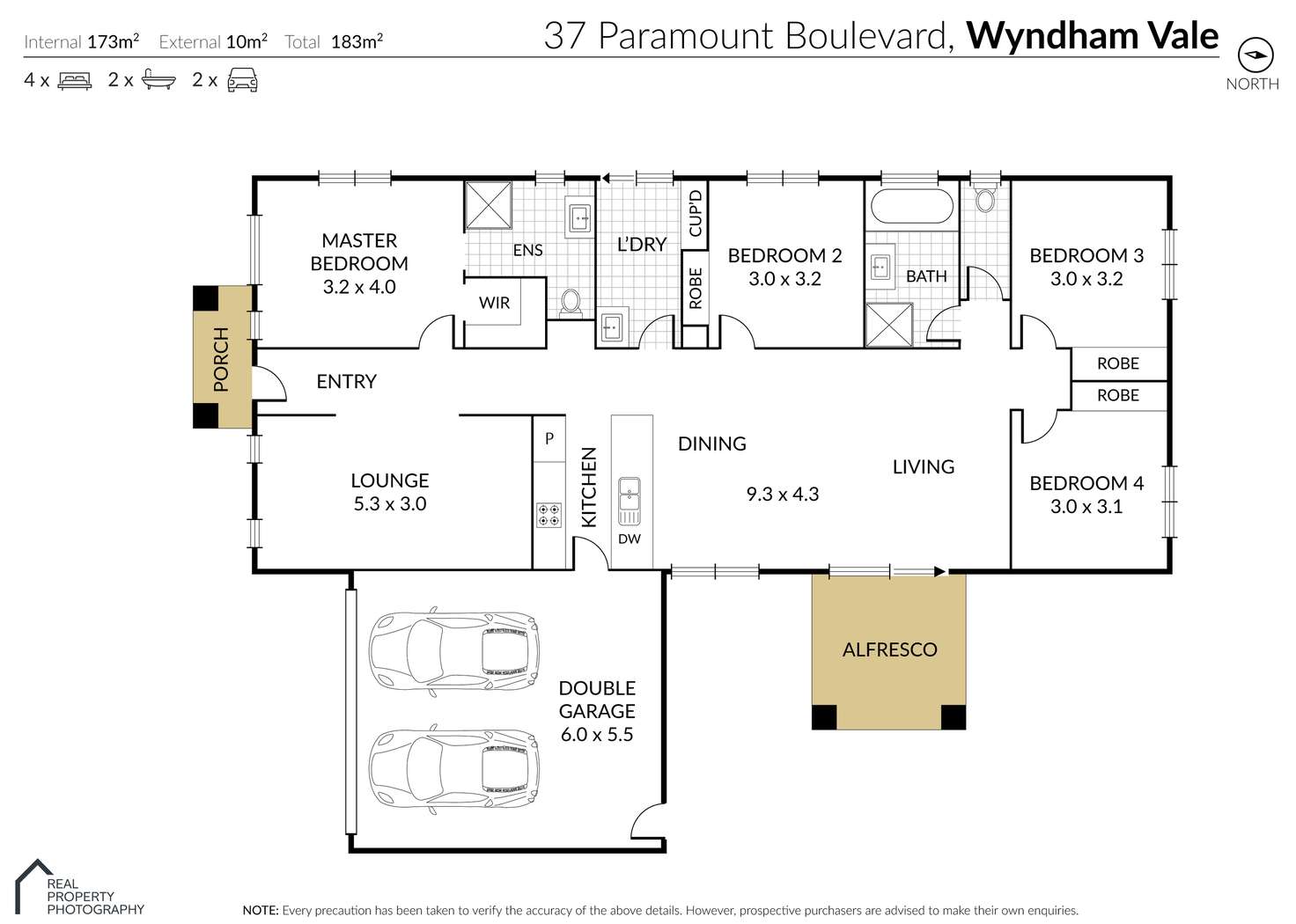 Floorplan of Homely house listing, 37 Paramount Boulevard, Wyndham Vale VIC 3024