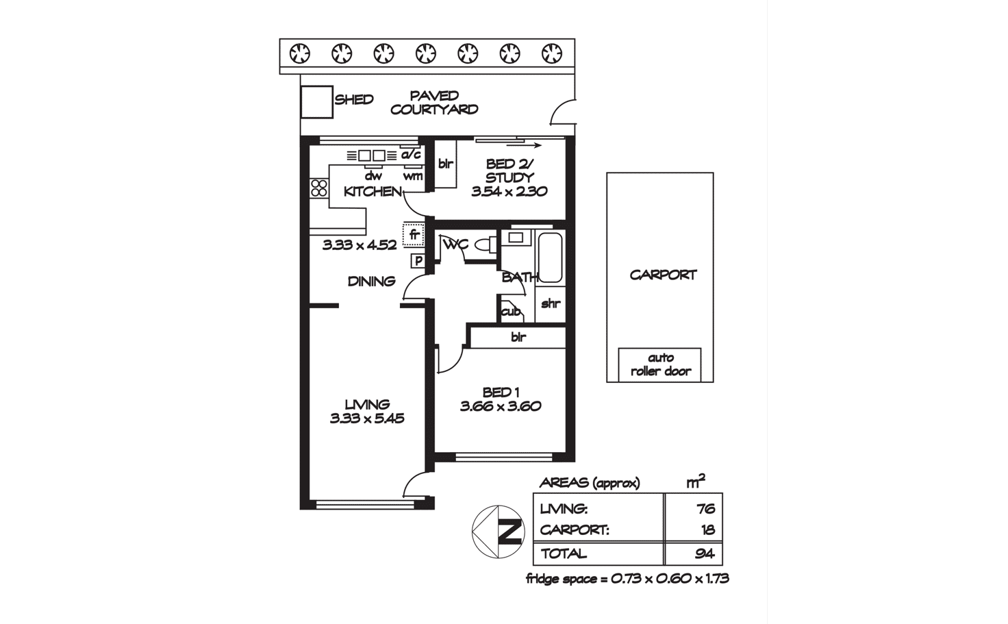 Floorplan of Homely house listing, 2/30 Elderslie Avenue, Fitzroy SA 5082