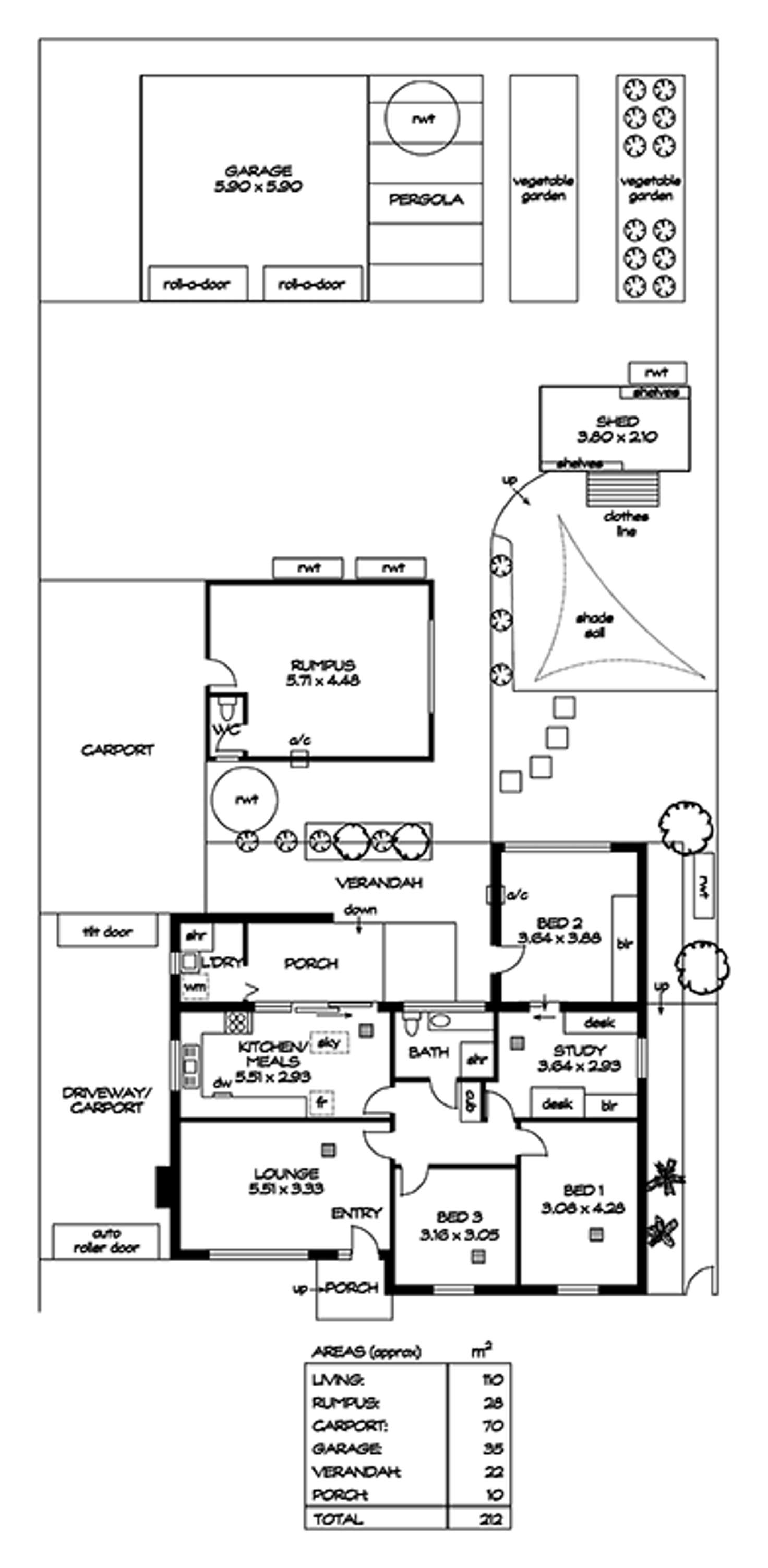 Floorplan of Homely house listing, 51 West Avenue, Northfield SA 5085