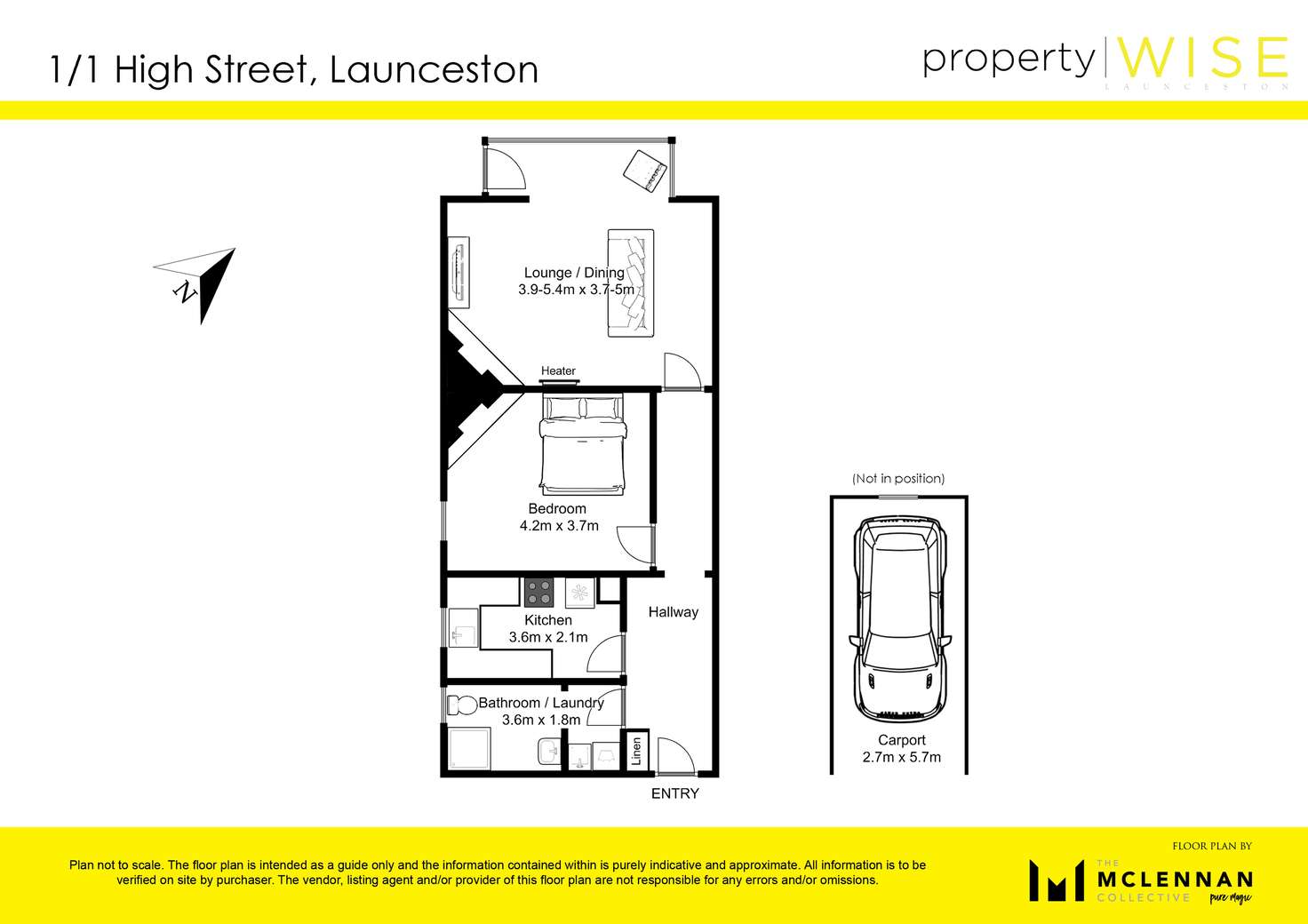 Floorplan of Homely house listing, 1/1 High Street, Launceston TAS 7250