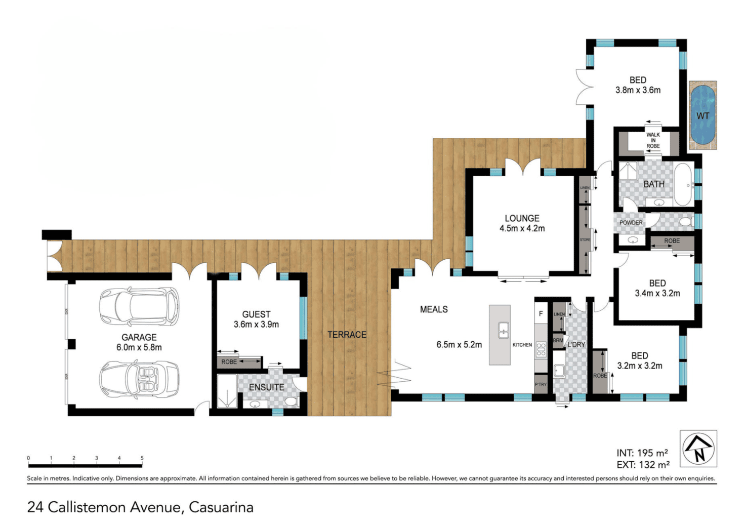 Floorplan of Homely house listing, 24 Callistemon Avenue, Casuarina NSW 2487