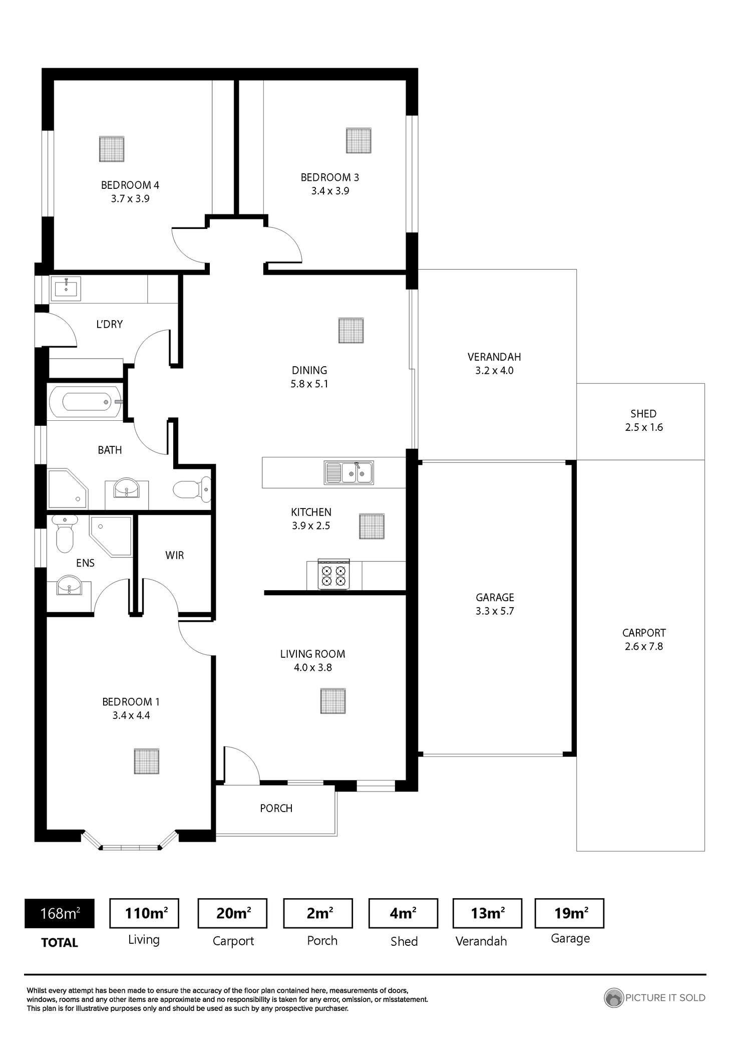 Floorplan of Homely house listing, 4/70 Ladywood Road, Modbury North SA 5092