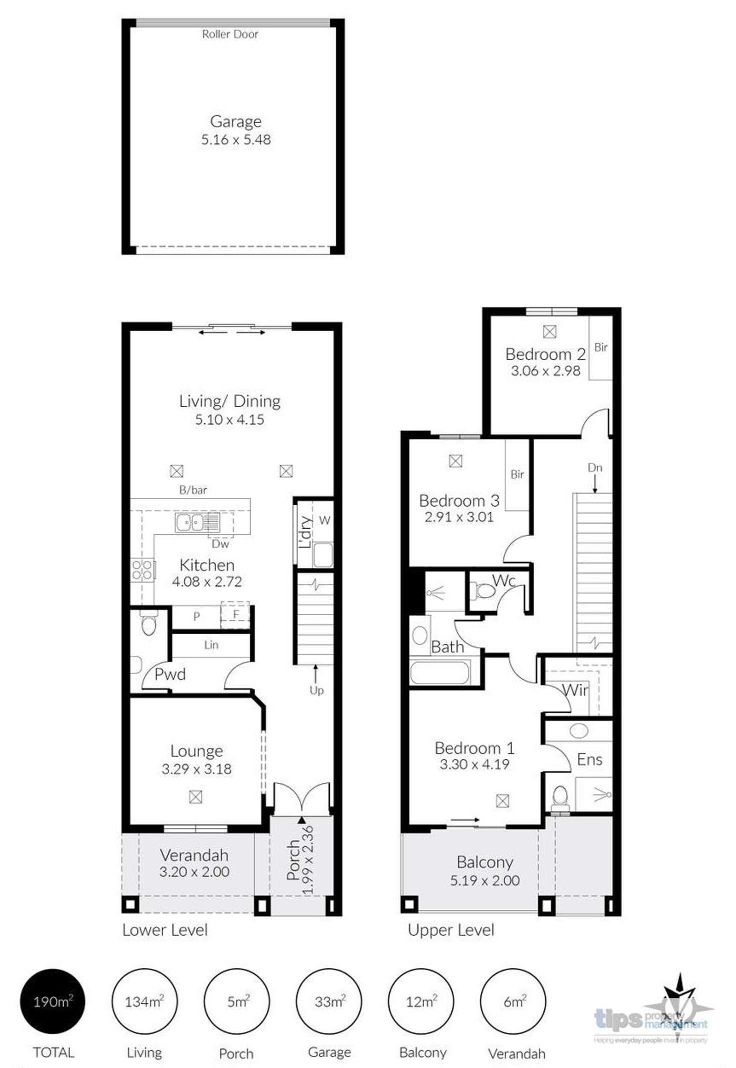Floorplan of Homely townhouse listing, 16 Shribank Street, Munno Para SA 5115