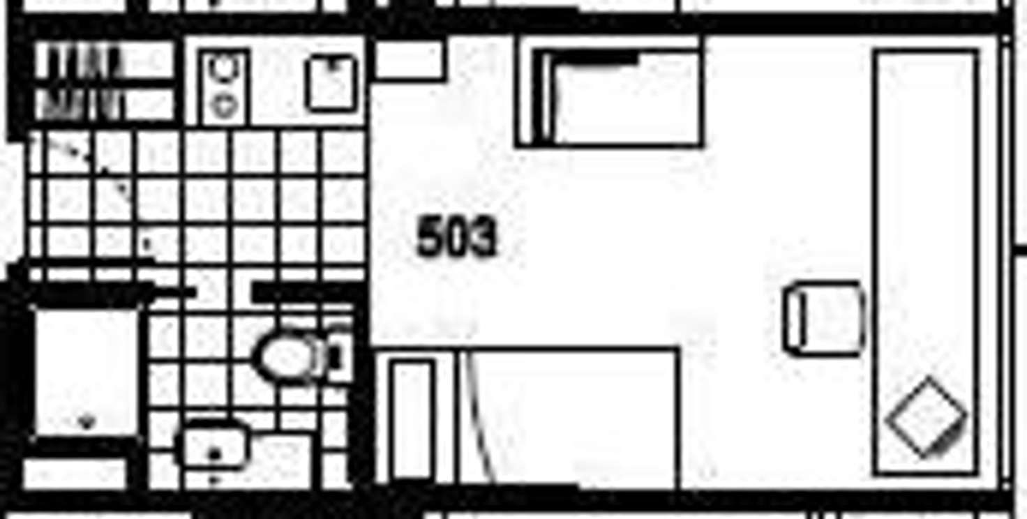 Floorplan of Homely studio listing, 803/139 Bouverie Street, Carlton VIC 3053