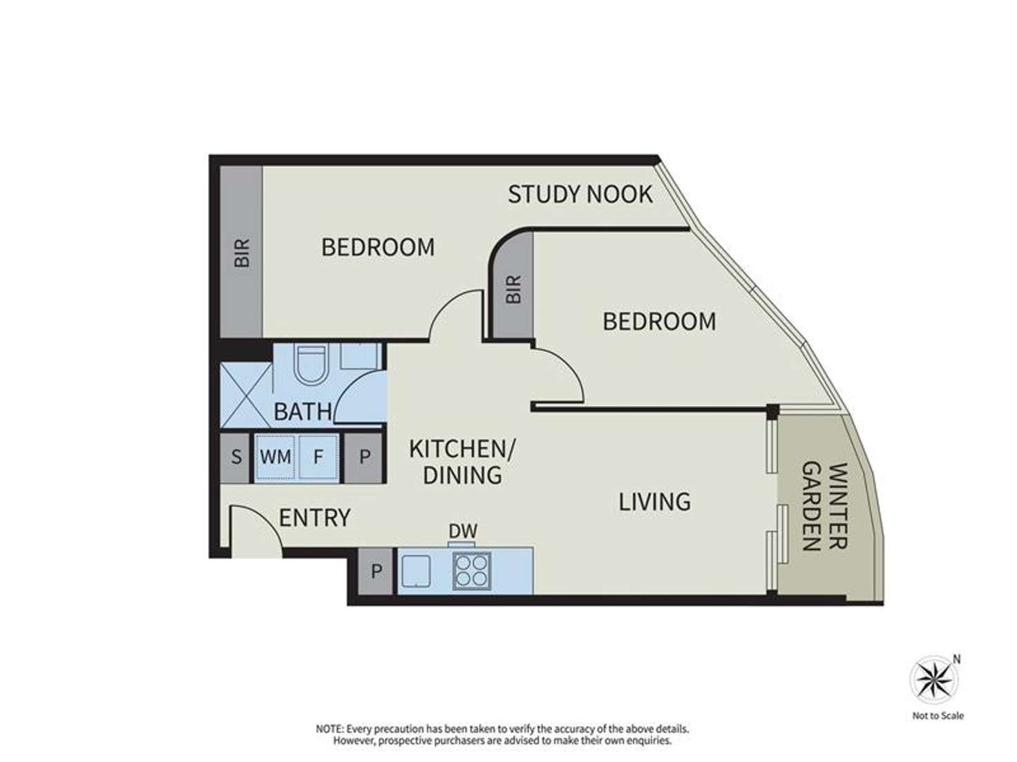 Floorplan of Homely apartment listing, 2707/105 Clarendon Street, Southbank VIC 3006