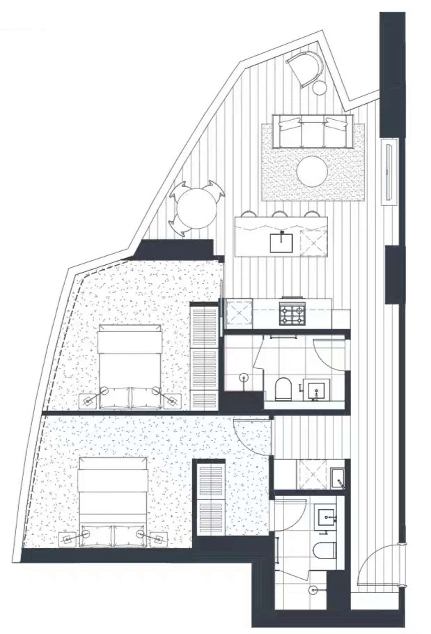 Floorplan of Homely apartment listing, 5009/11 Bale Circuit, Southbank VIC 3006