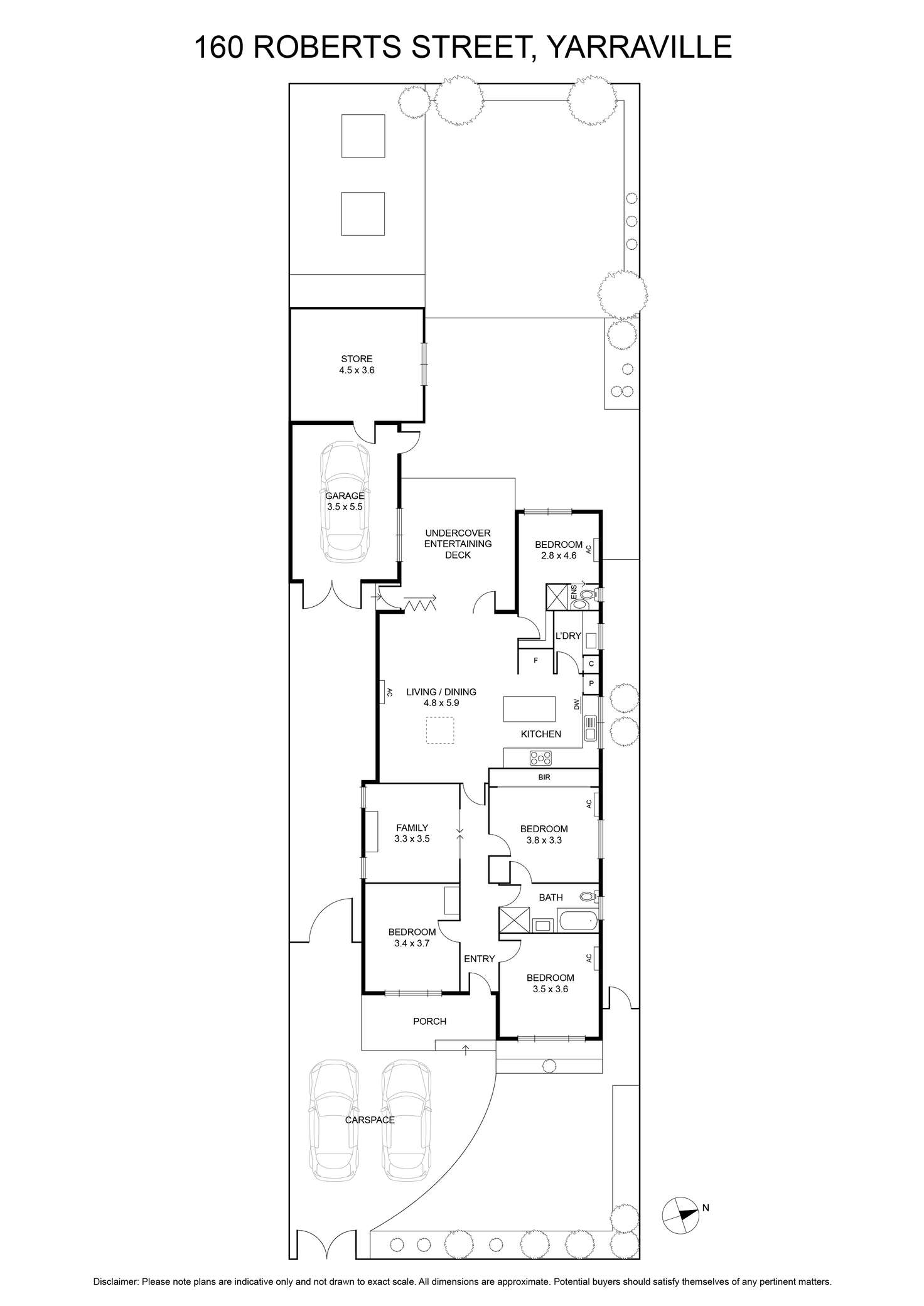 Floorplan of Homely house listing, 160 Roberts Street, Yarraville VIC 3013