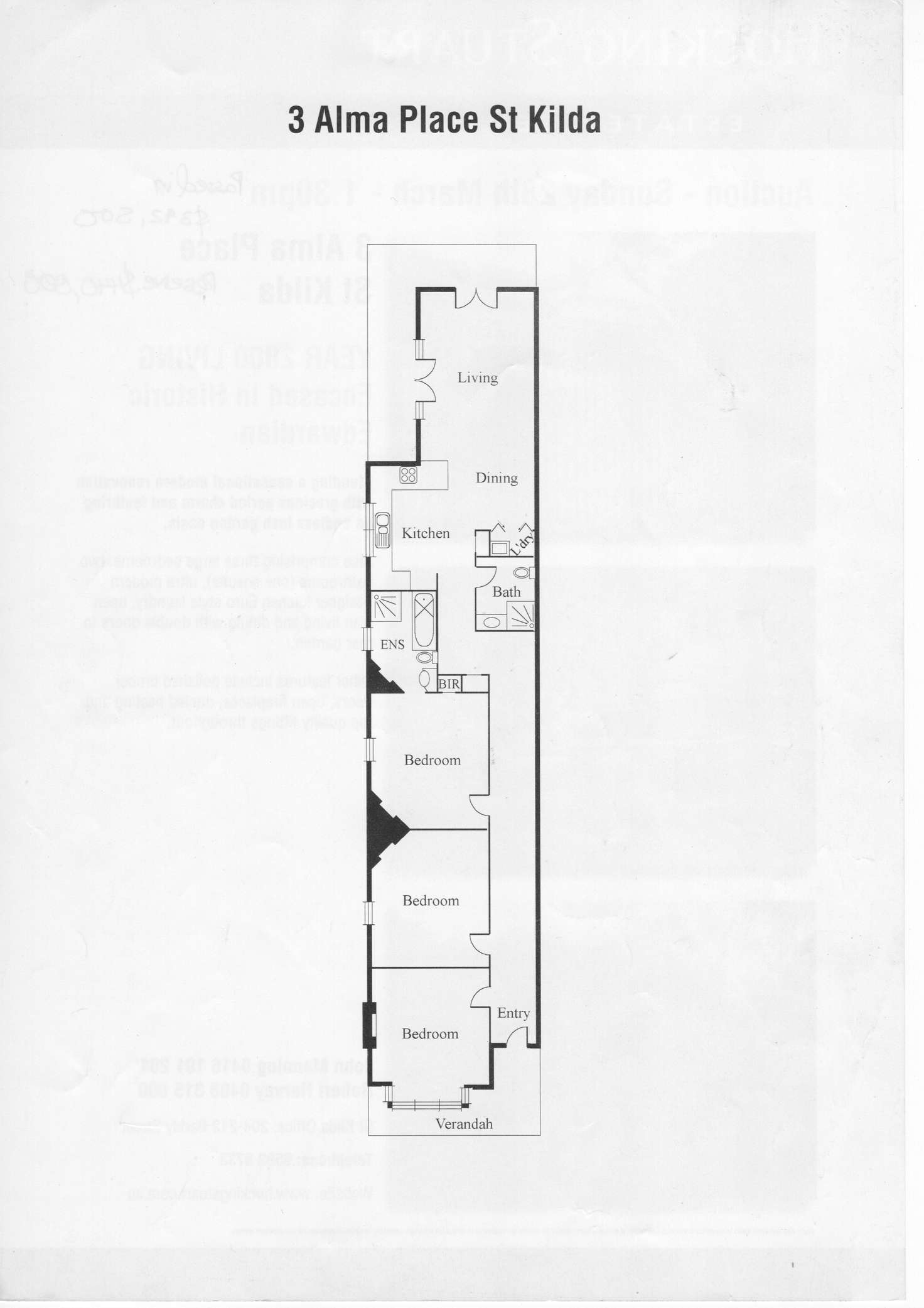 Floorplan of Homely house listing, 3 Alma Place, St Kilda VIC 3182