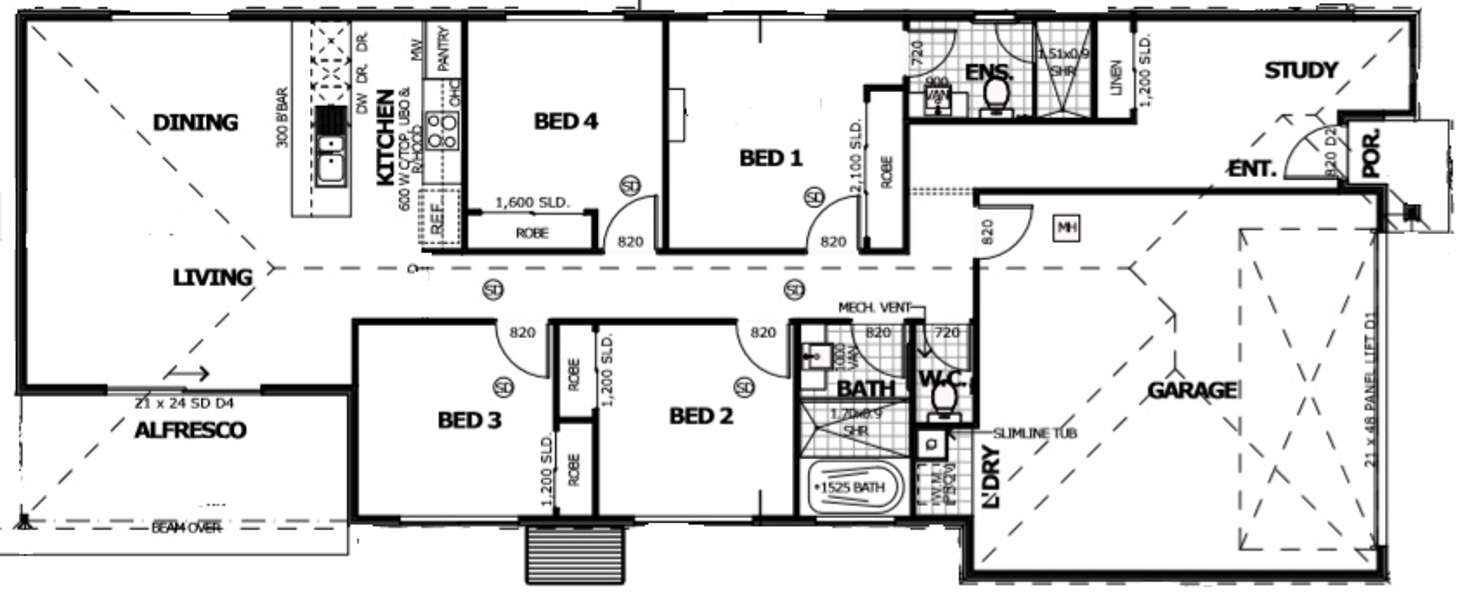 Floorplan of Homely house listing, 13 Daniell Cl, Ripley QLD 4306