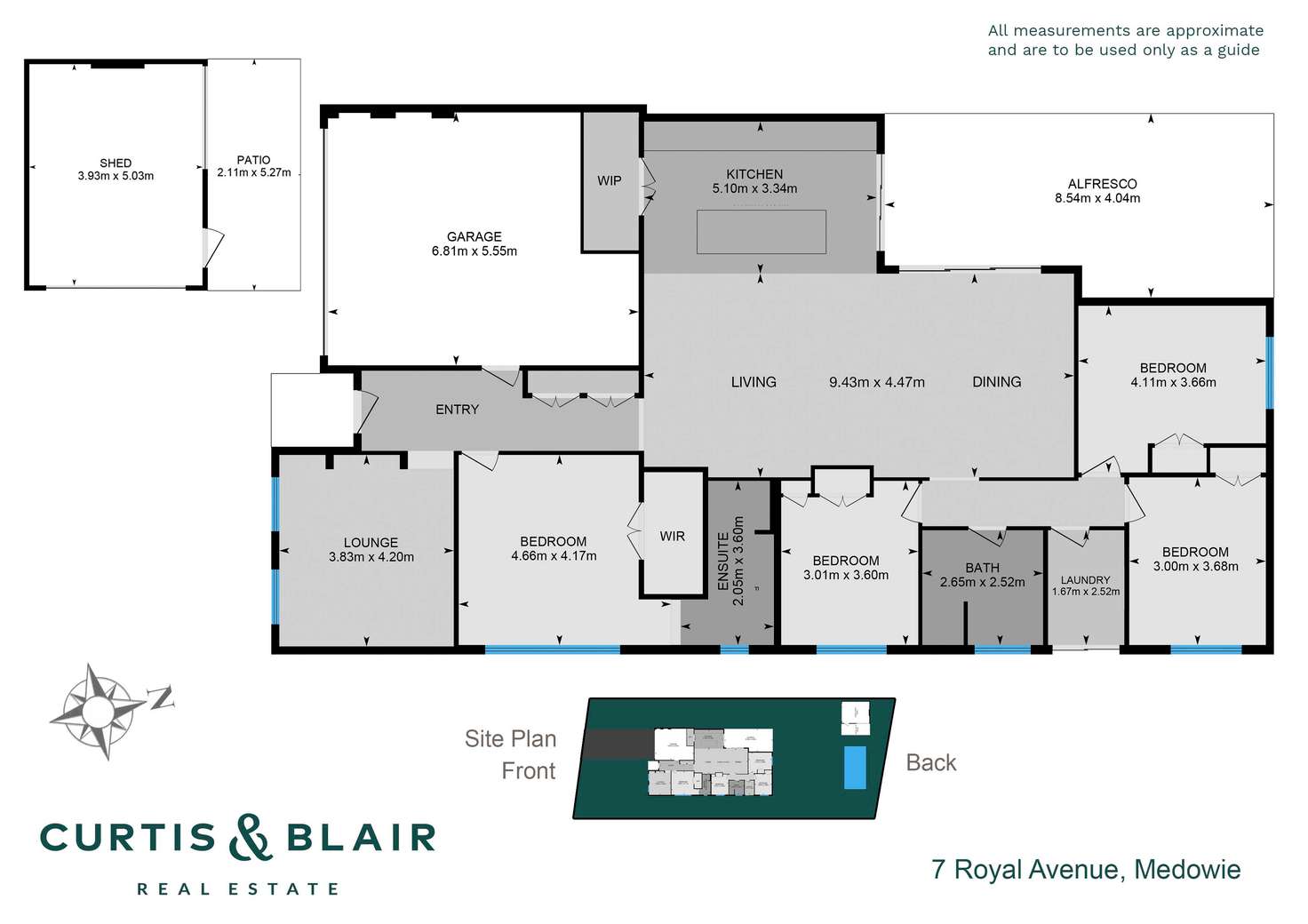 Floorplan of Homely house listing, 7 Royal Avenue, Medowie NSW 2318