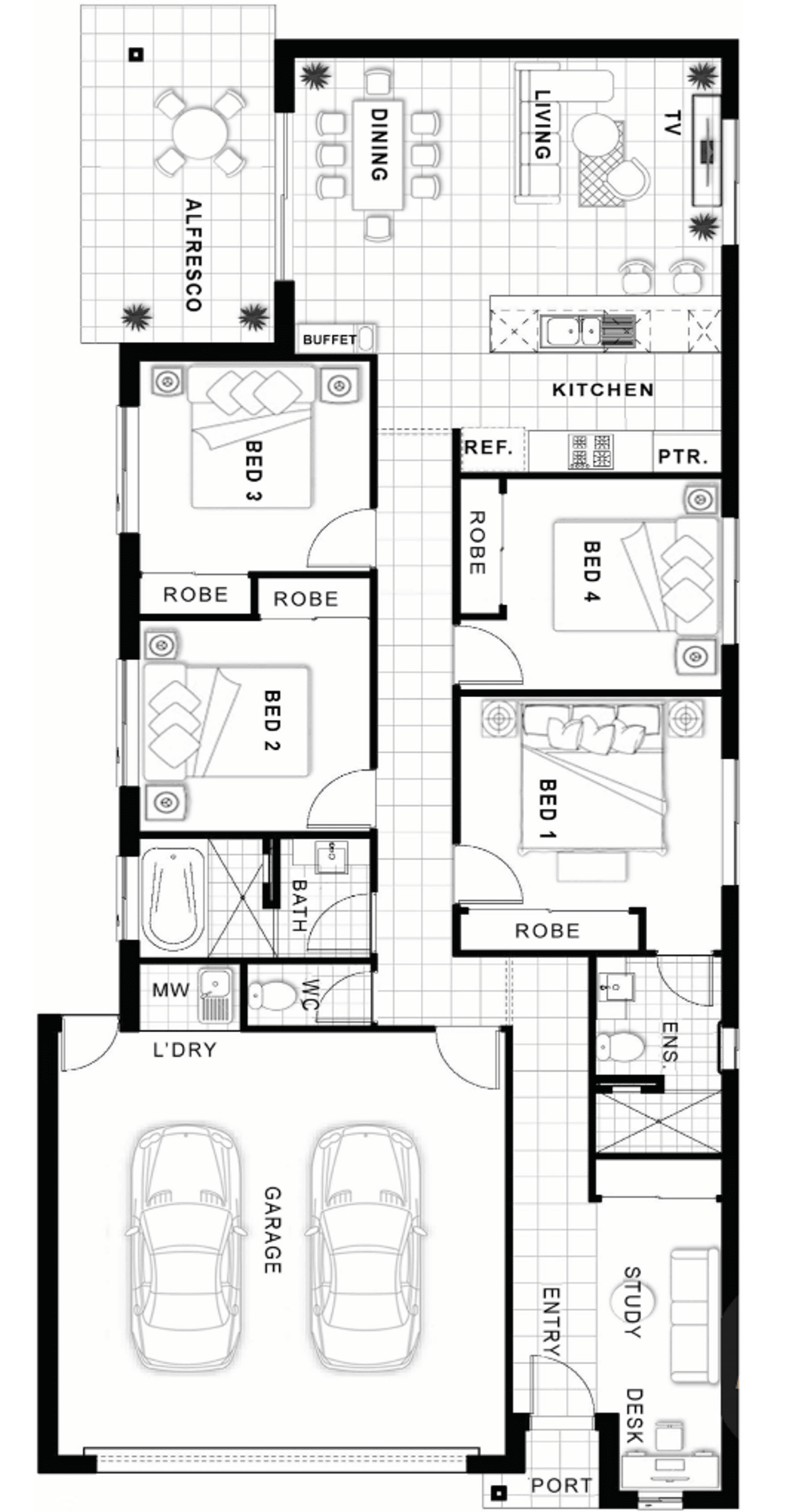 Floorplan of Homely house listing, 23 McDermott Way, Ripley QLD 4306