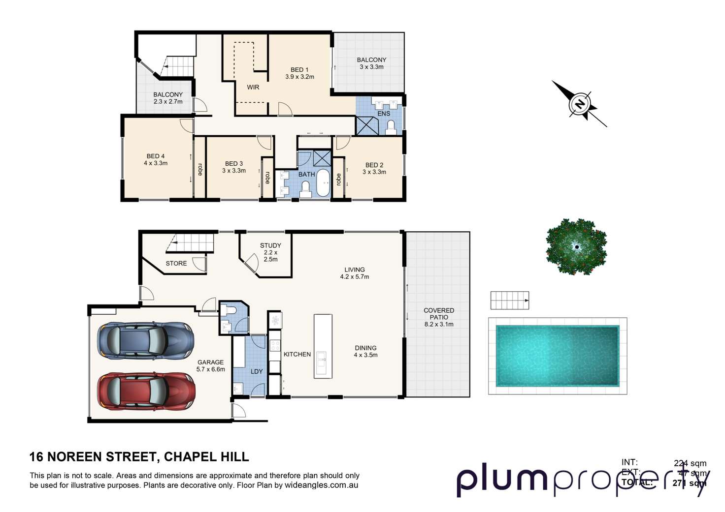 Floorplan of Homely house listing, 16 Noreen Street, Chapel Hill QLD 4069