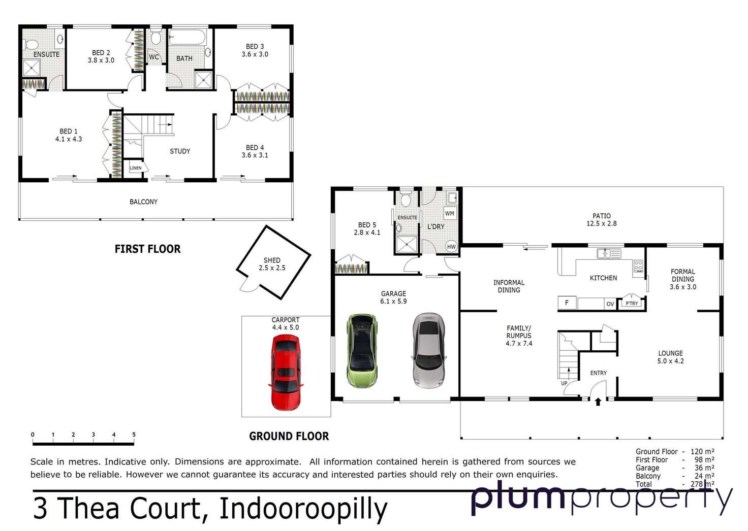 Floorplan of Homely house listing, 3 Thea Court, Indooroopilly QLD 4068