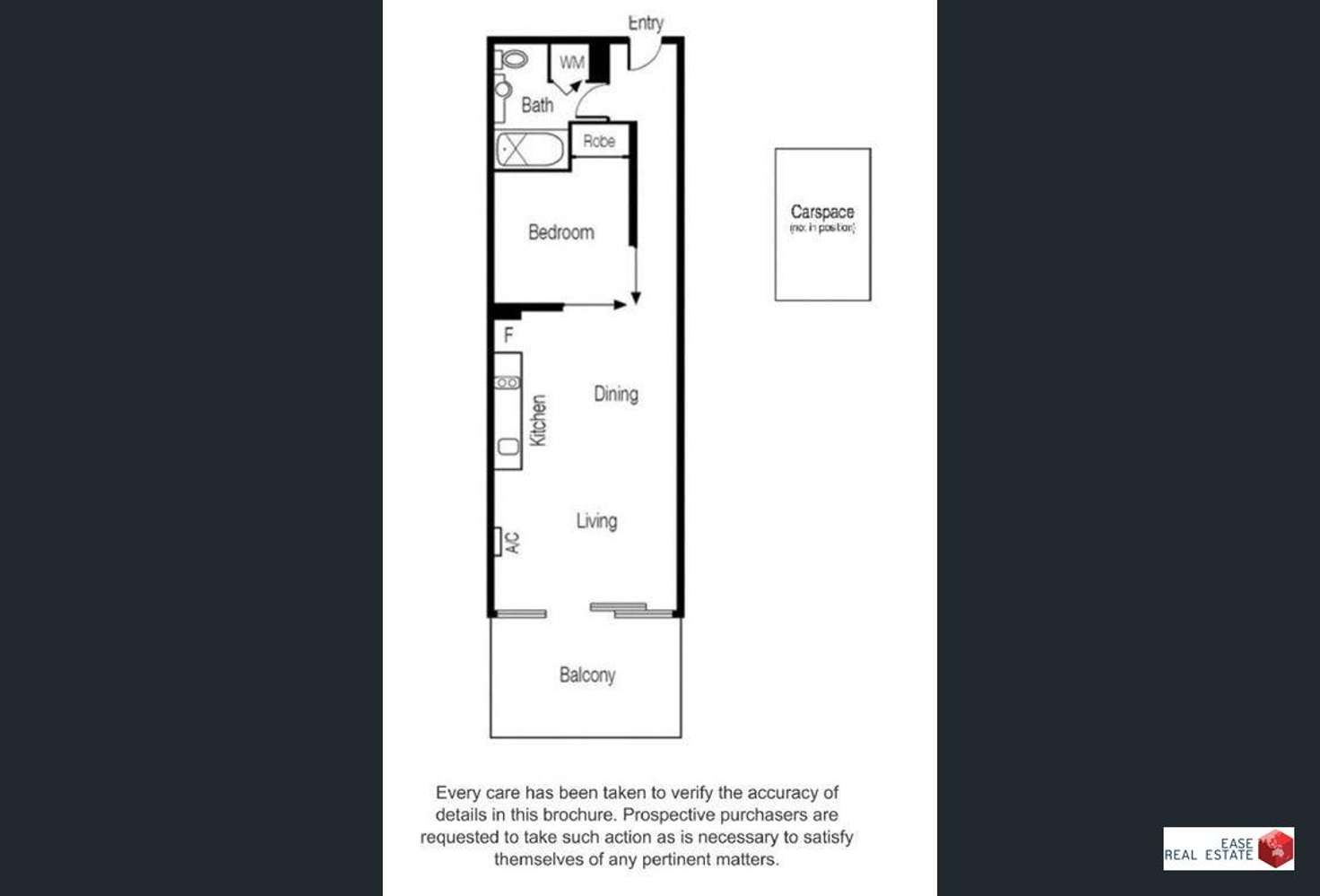 Floorplan of Homely apartment listing, 1509/200 Spencer Street, Melbourne VIC 3000