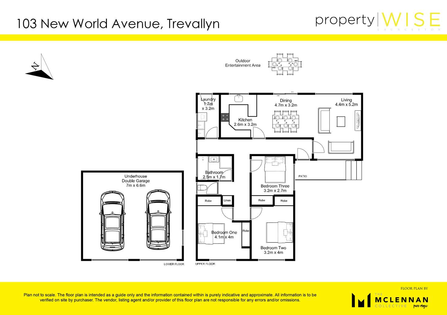 Floorplan of Homely house listing, 103 New World Avenue, Trevallyn TAS 7250