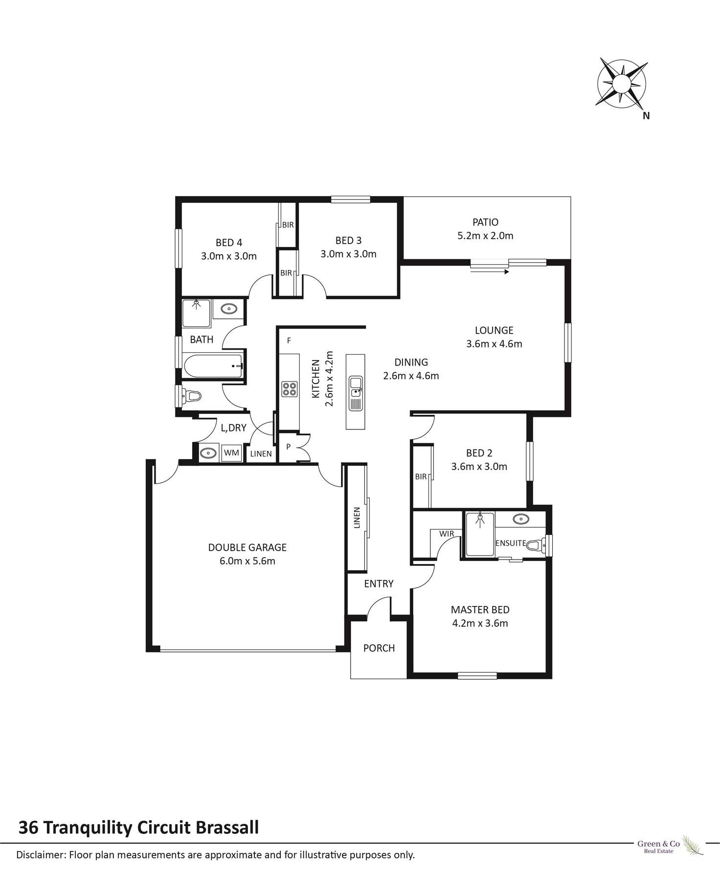 Floorplan of Homely house listing, 36 Tranquility Circle, Brassall QLD 4305