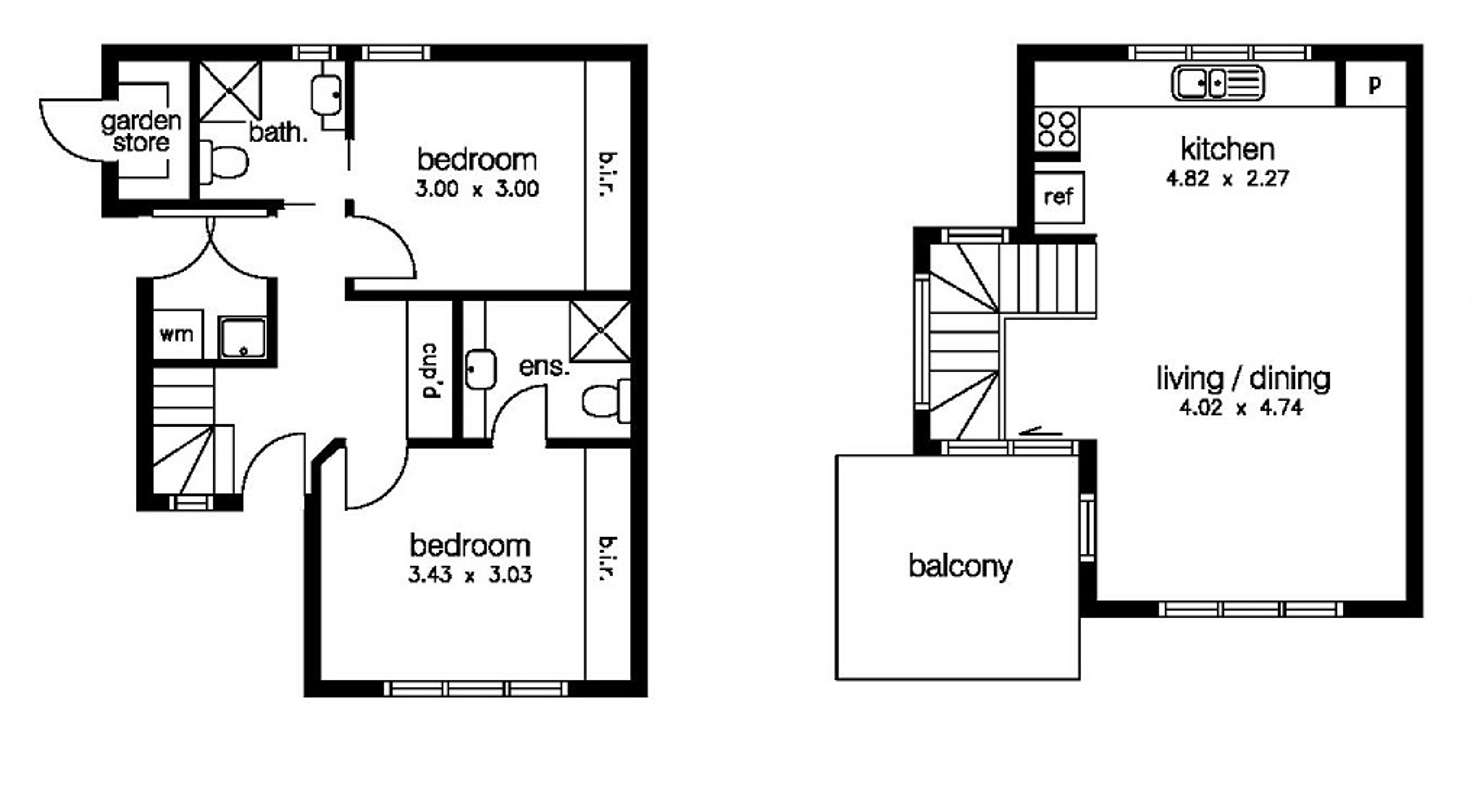 Floorplan of Homely house listing, 11c Bizana Street, West Footscray VIC 3012
