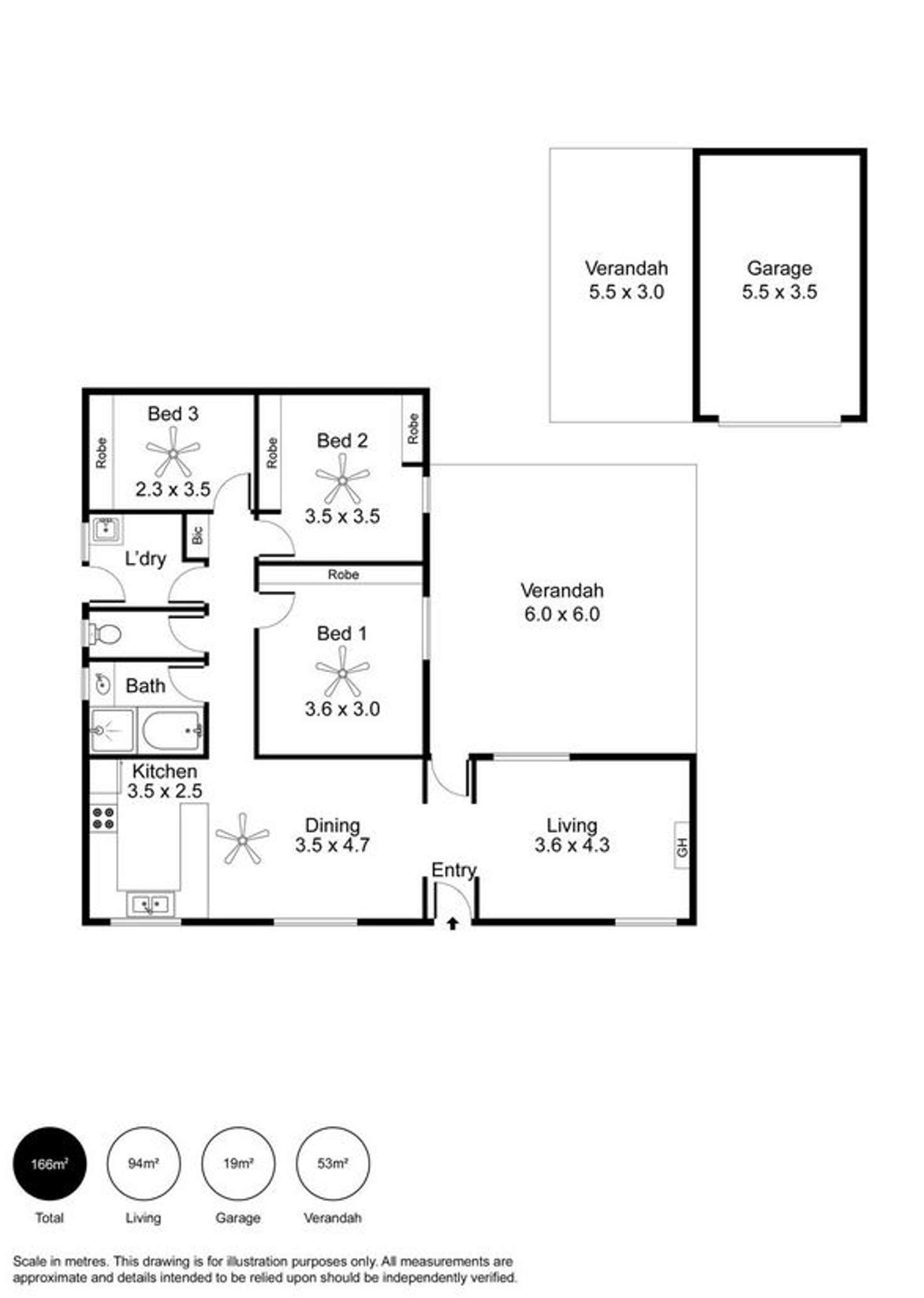 Floorplan of Homely house listing, 23 Kingfisher Drive, Semaphore Park SA 5019