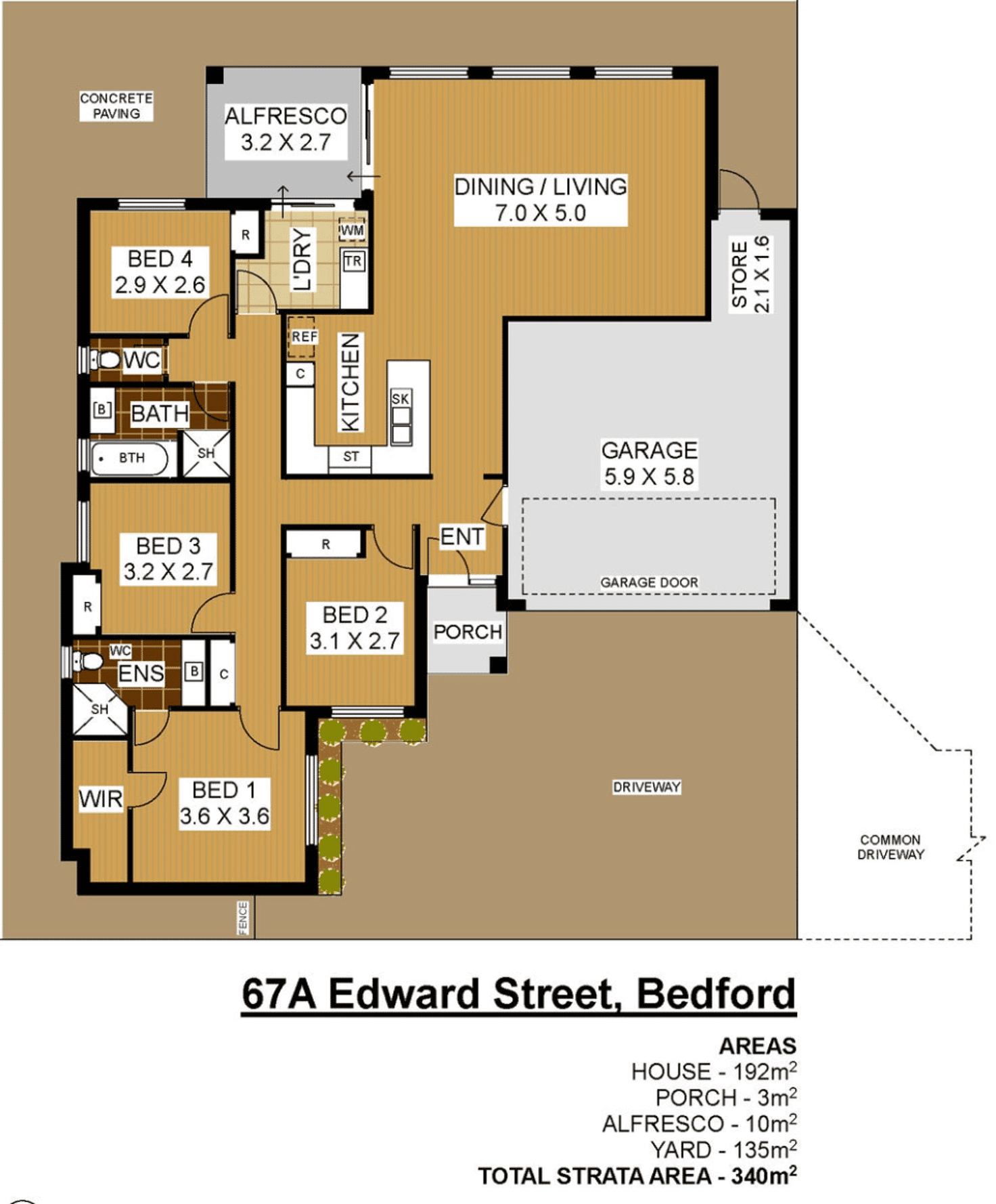 Floorplan of Homely house listing, 67A Edward st, Bedford WA 6052