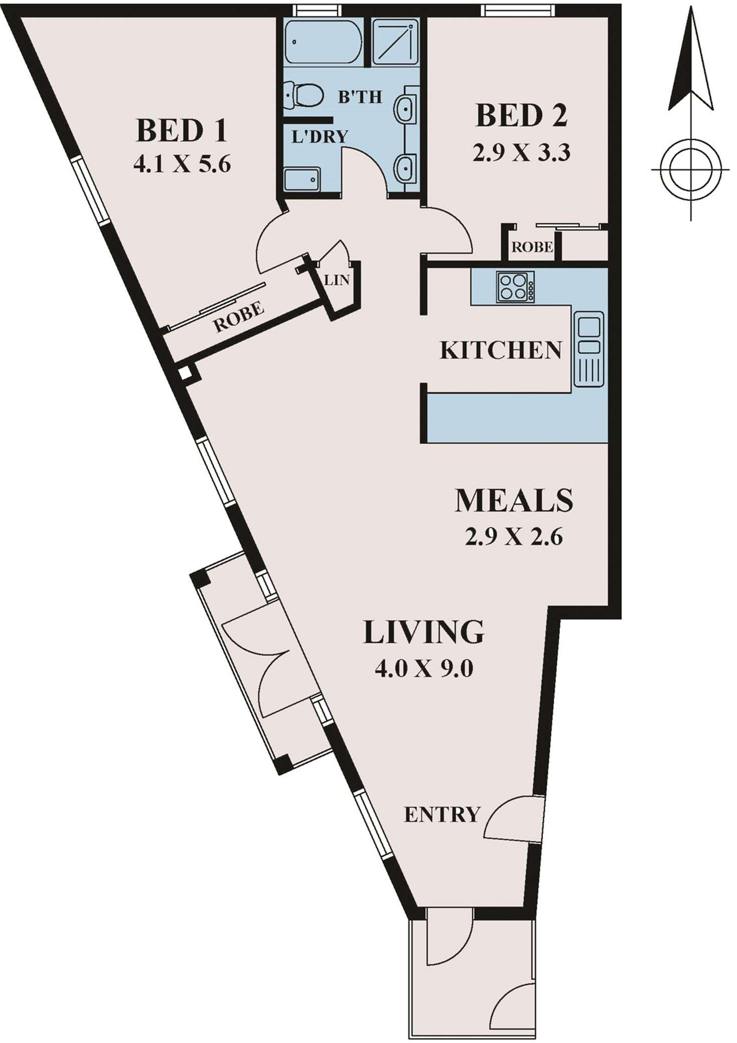 Floorplan of Homely apartment listing, 6/1495 Malvern Road, Glen Iris VIC 3146