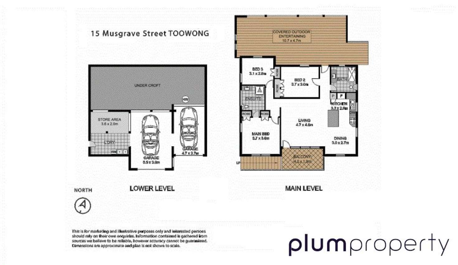Floorplan of Homely house listing, 15 Musgrave Street, Toowong QLD 4066