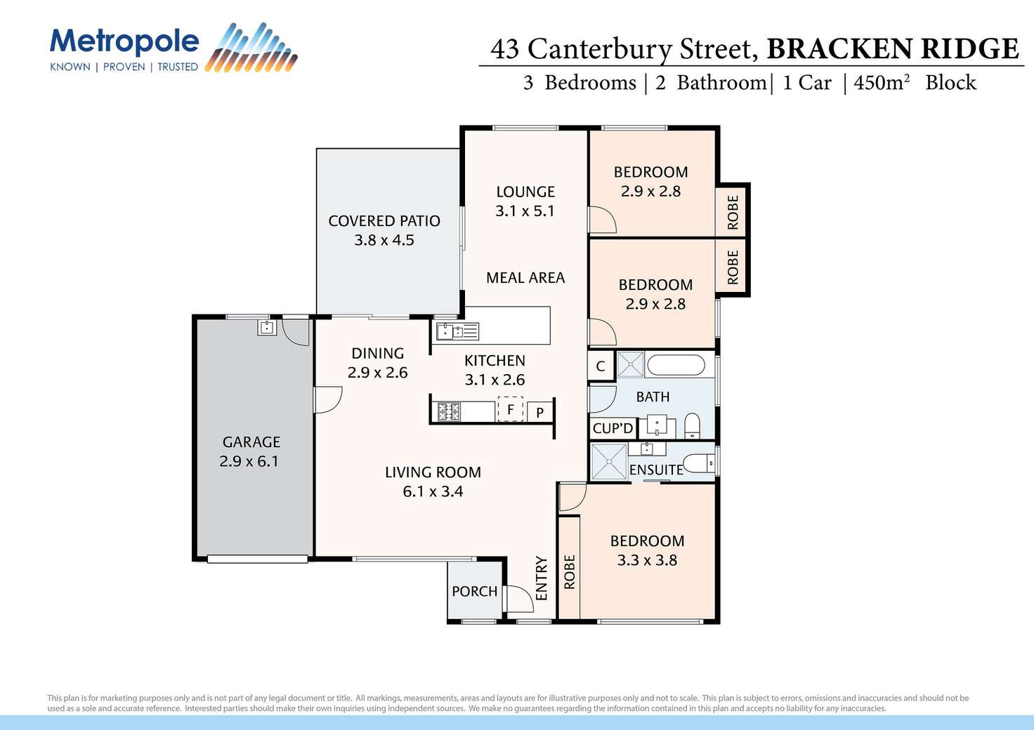 Floorplan of Homely house listing, 43 Canterbury Street, Bracken Ridge QLD 4017