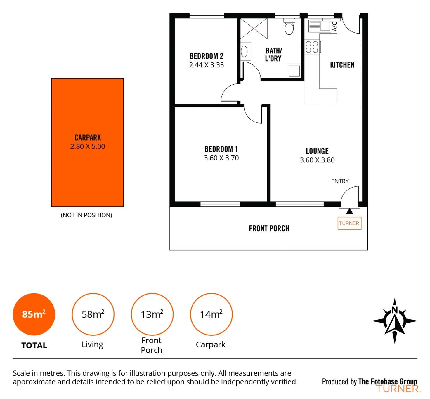 Floorplan of Homely house listing, 2/280a Days Road, Angle Park SA 5010