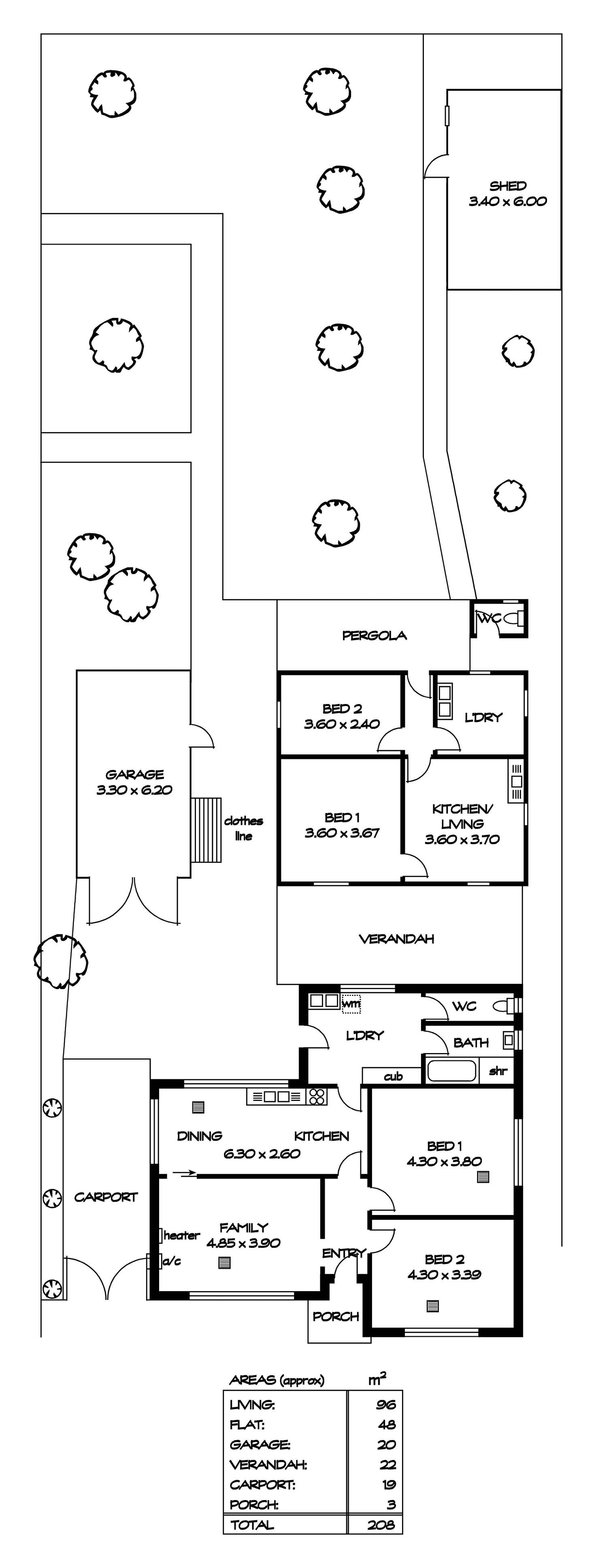 Floorplan of Homely house listing, 3 Day Avenue, Broadview SA 5083