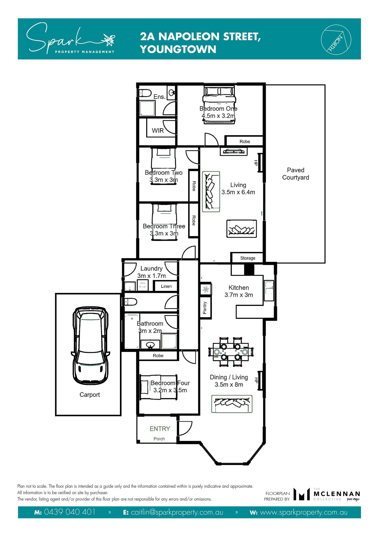 Floorplan of Homely house listing, 2a Napoleon Street, Youngtown TAS 7249