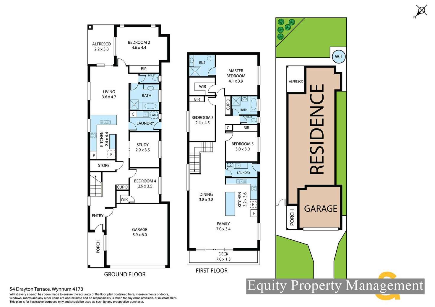 Floorplan of Homely house listing, 54 Drayton Terrace, Wynnum QLD 4178