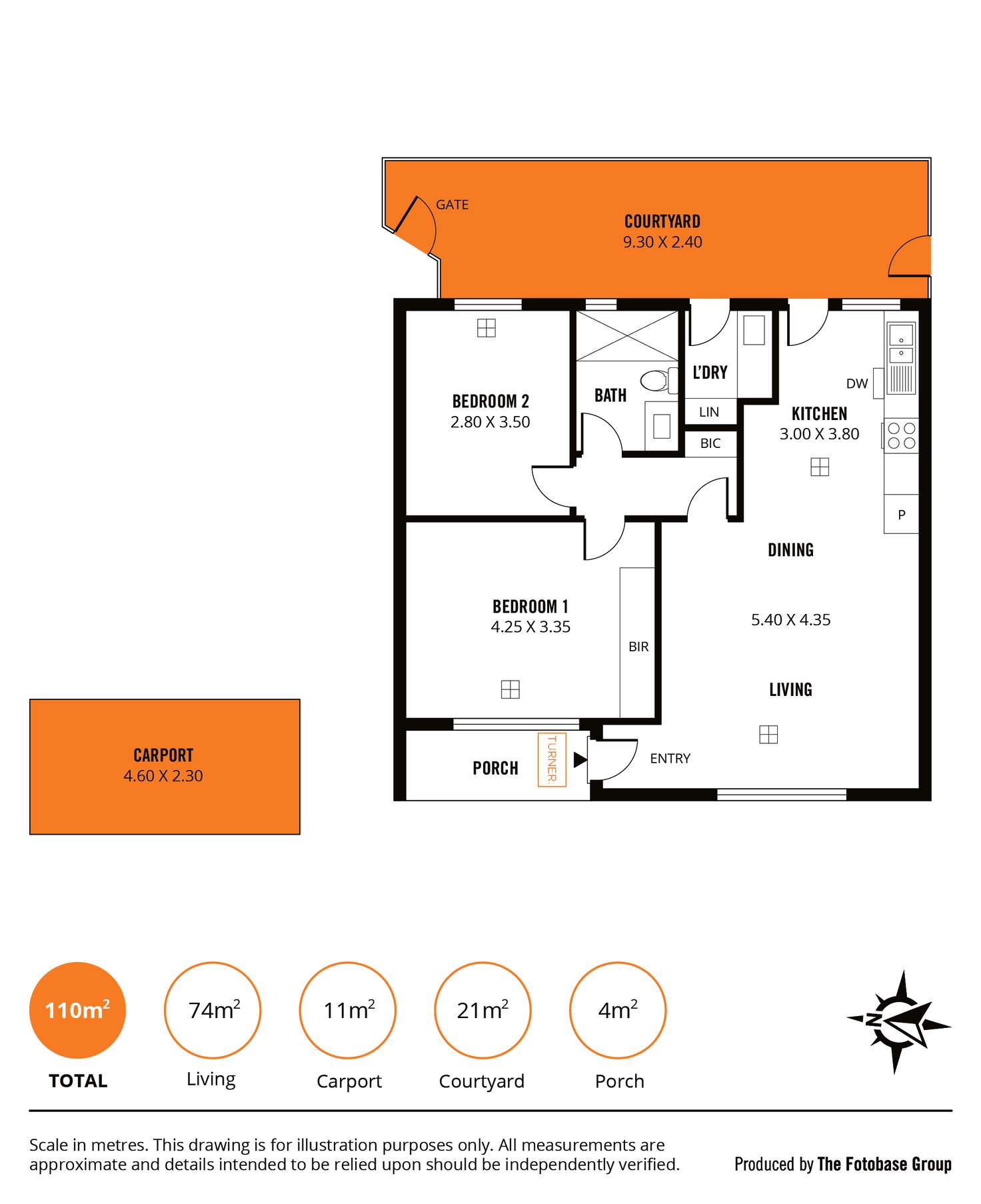 Floorplan of Homely house listing, 1/2 Barr-Smith Street, Tusmore SA 5065