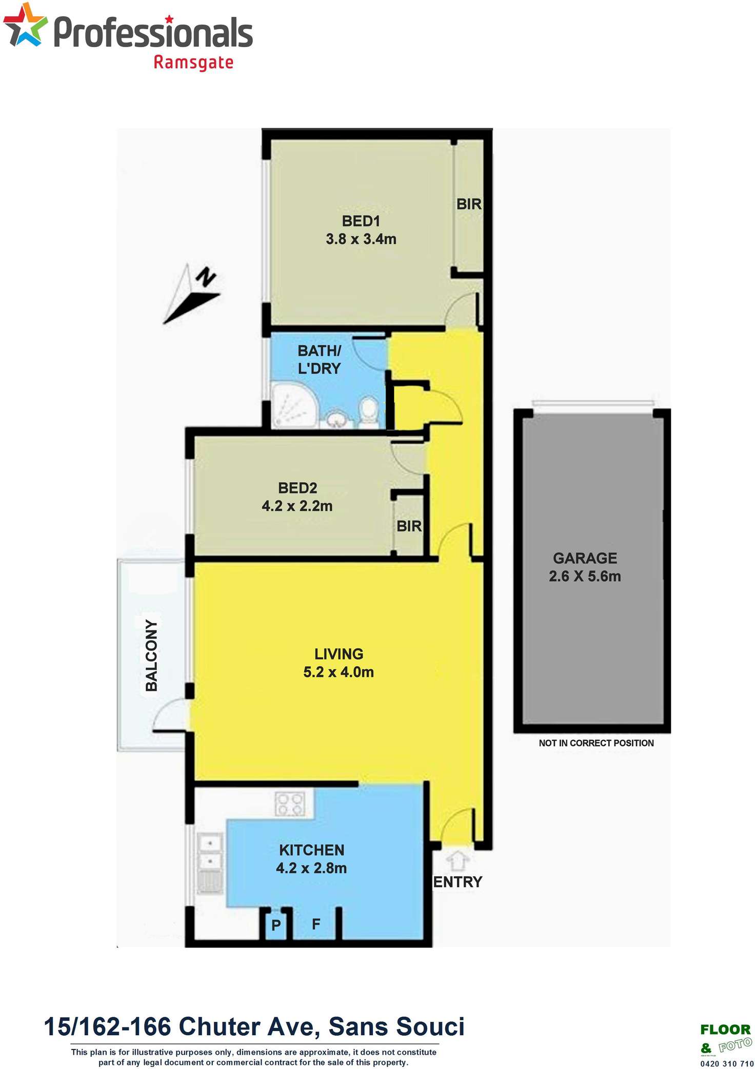 Floorplan of Homely apartment listing, 15/162 Chuter Avenue, Sans Souci NSW 2219