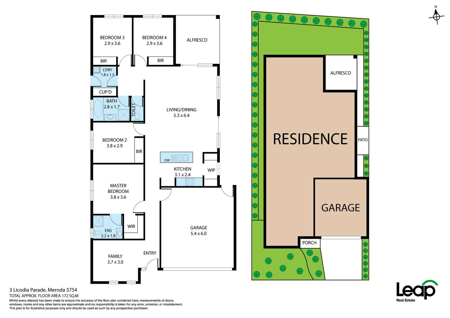 Floorplan of Homely house listing, 3 Licodia Parade, Mernda VIC 3754