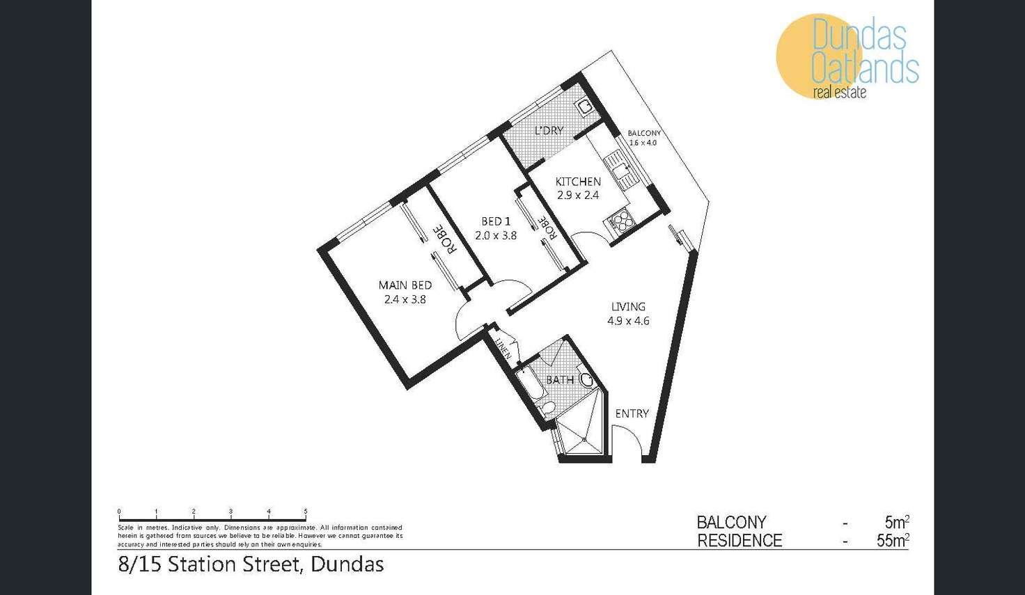 Floorplan of Homely unit listing, 8/15-17 Station Street, Dundas NSW 2117