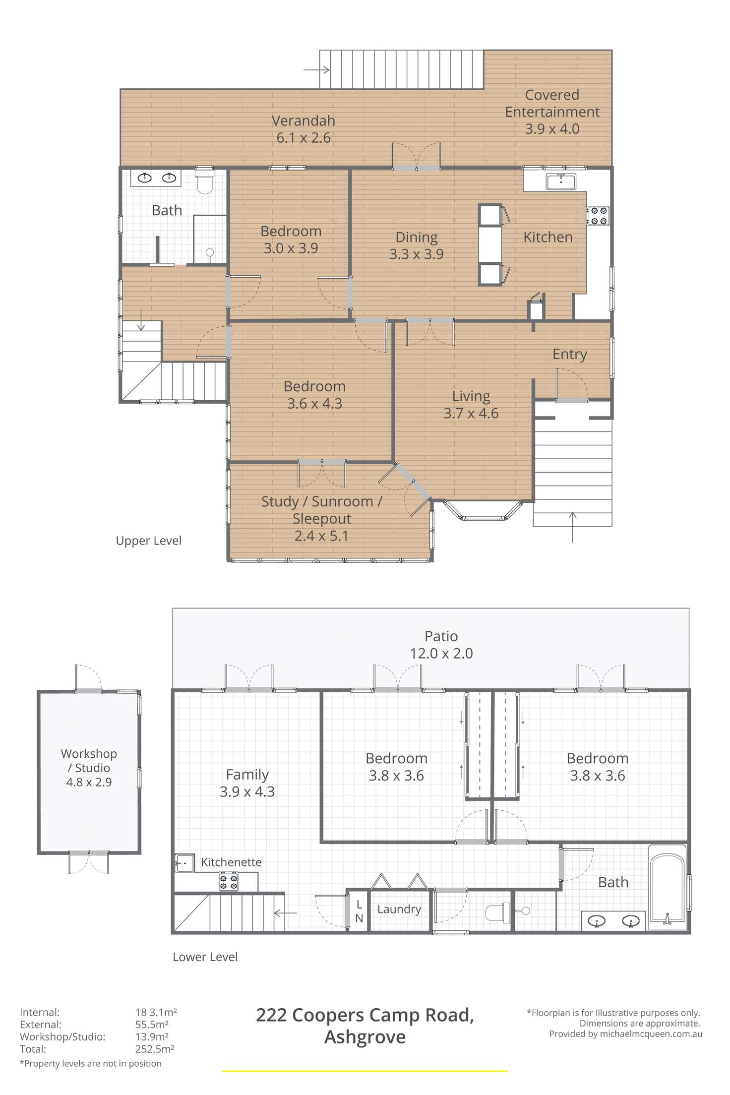 Floorplan of Homely house listing, 222 Coopers Camp Road, Ashgrove QLD 4060