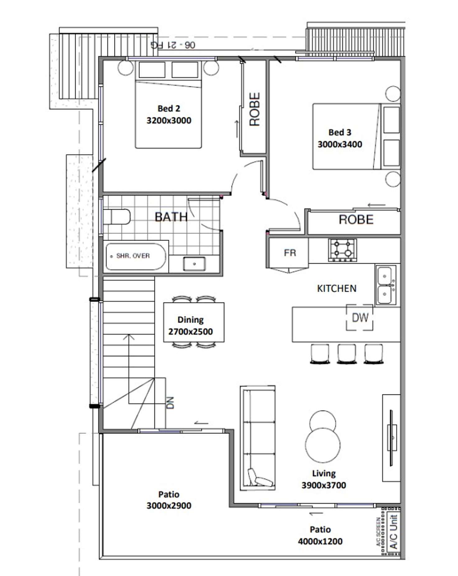 Floorplan of Homely house listing, 1/134 Eugaree Street, Southport QLD 4215