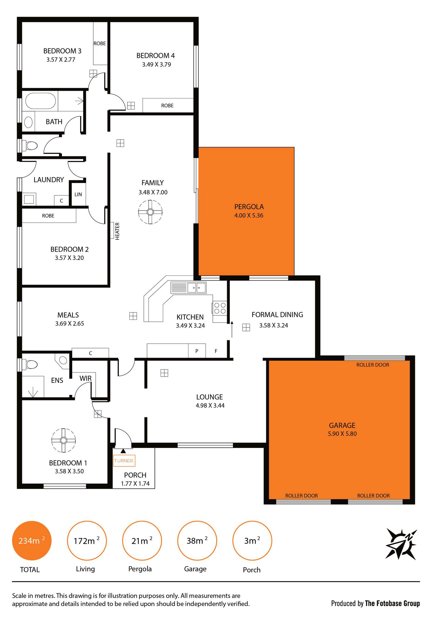 Floorplan of Homely house listing, 28 Brisbane Dr, Salisbury Heights SA 5109
