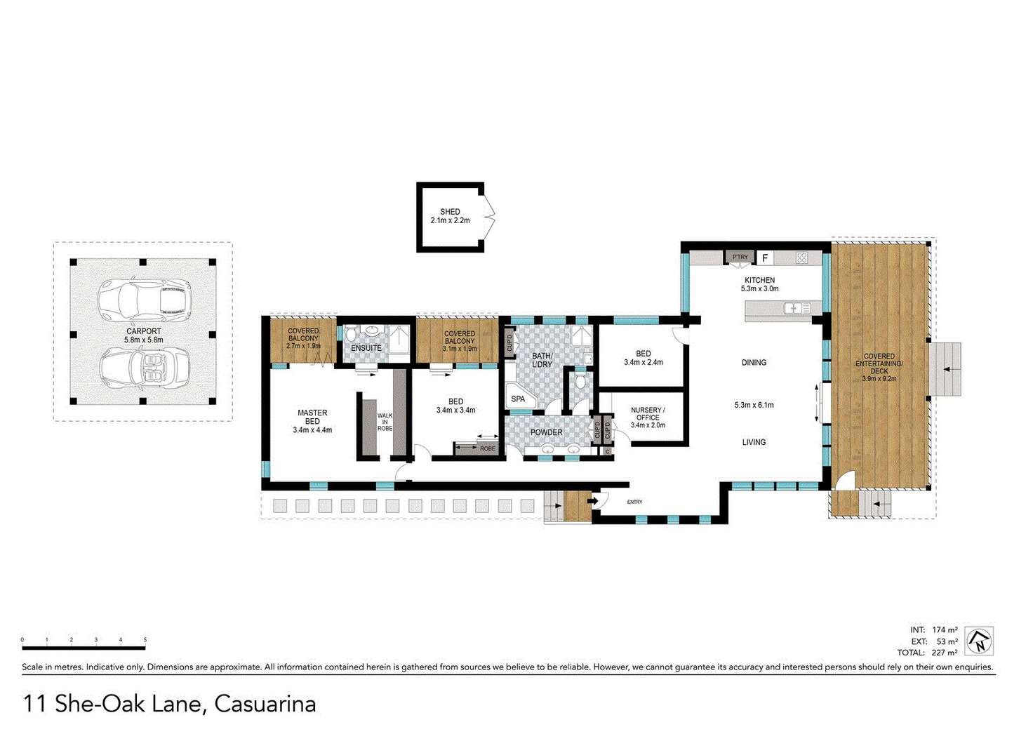 Floorplan of Homely house listing, 11 She-oak Lane, Casuarina NSW 2487