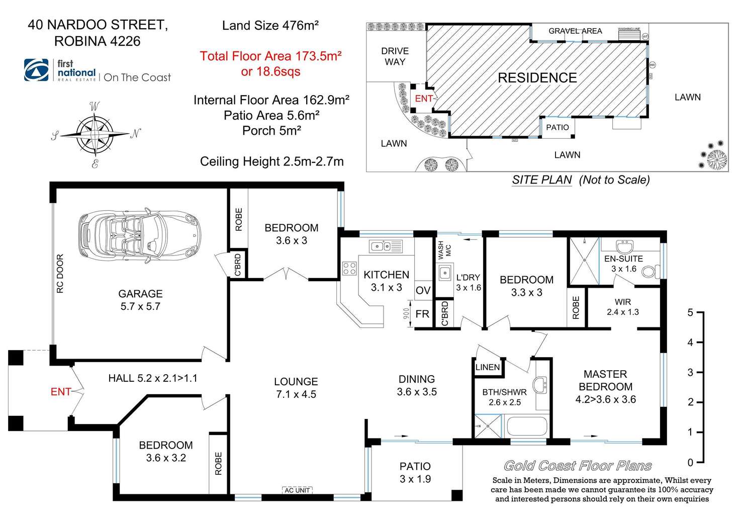 Floorplan of Homely house listing, 40 Nardoo Street, Robina QLD 4226