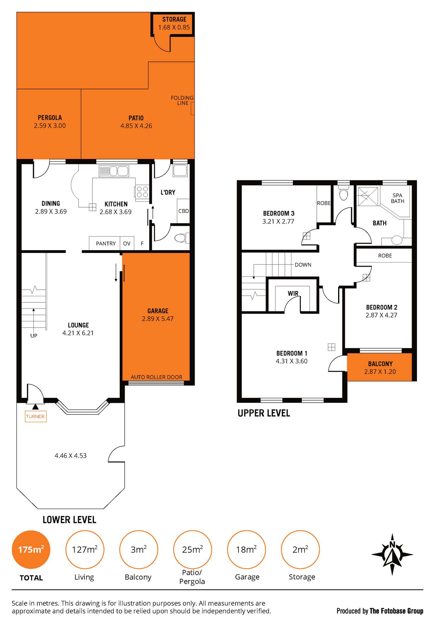 Floorplan of Homely townhouse listing, 6/12 Old Tapleys Hill Road, Glenelg North SA 5045