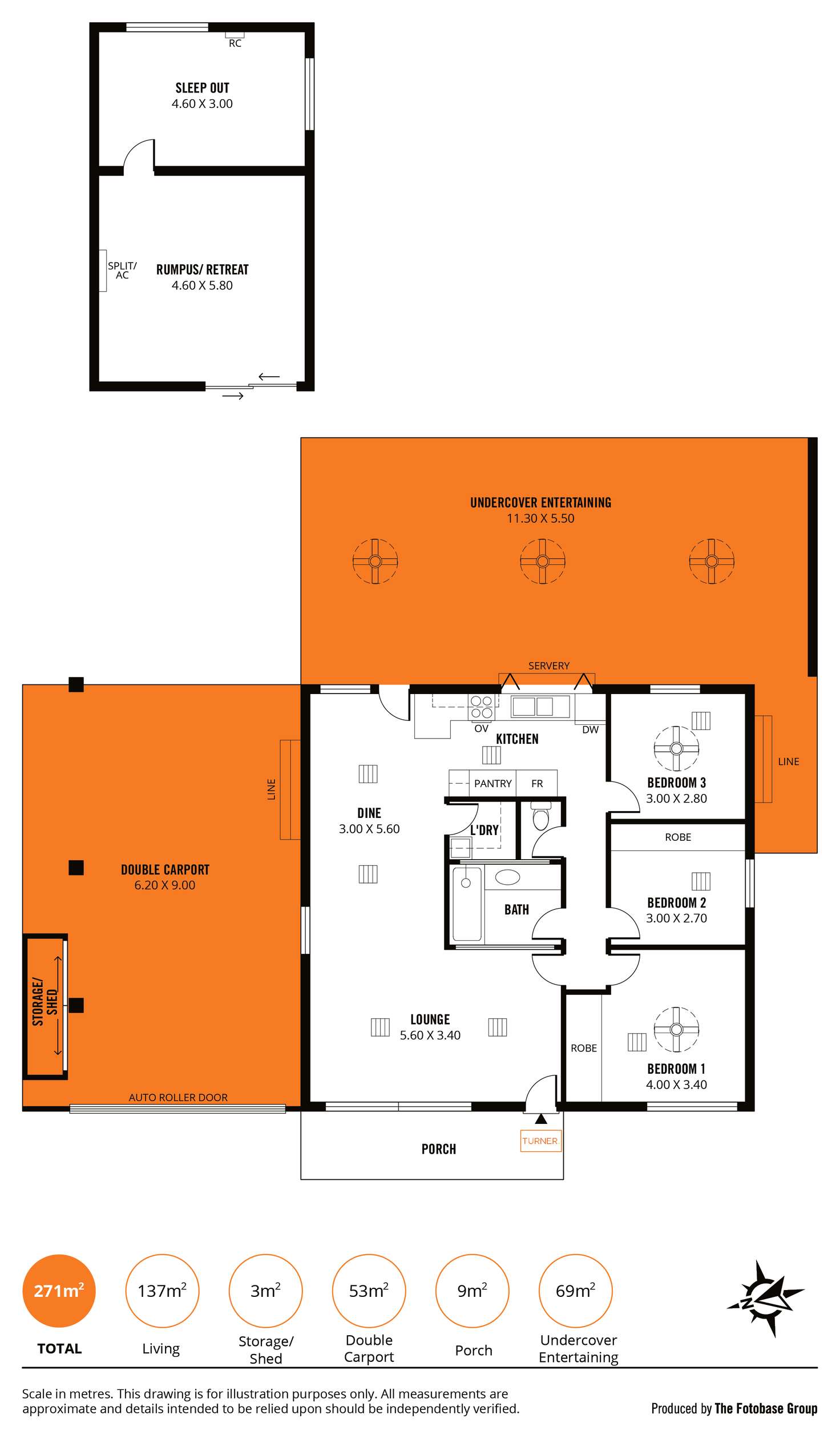 Floorplan of Homely house listing, 7 Easton Road, Happy Valley SA 5159