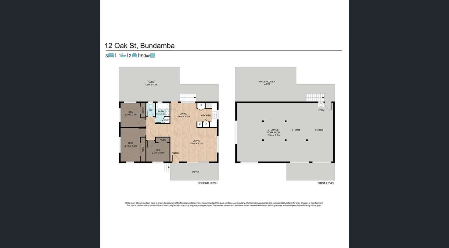 Floorplan of Homely house listing, 12 Oak St, Bundamba QLD 4304