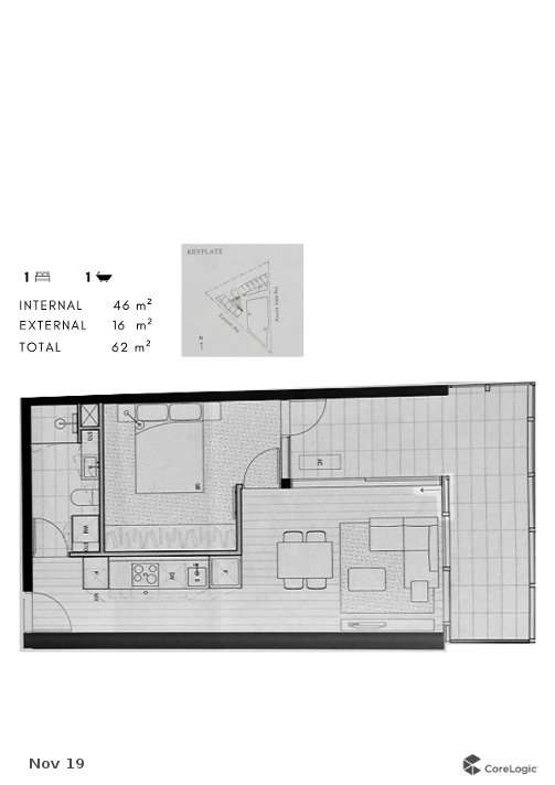 Floorplan of Homely apartment listing, G05/1 Ascot Vale Road, Flemington VIC 3031