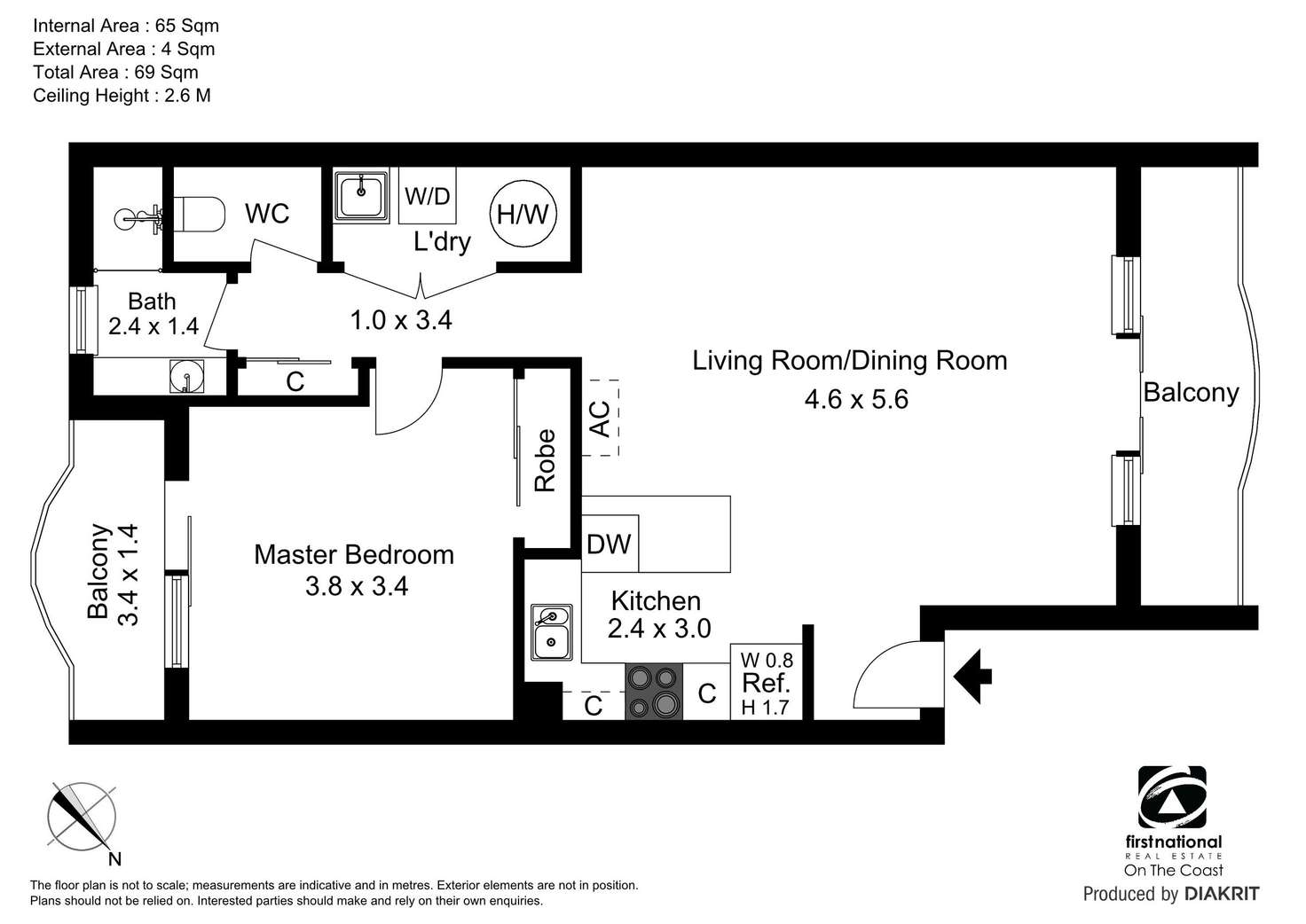 Floorplan of Homely unit listing, 81/61 North Street, Southport QLD 4215
