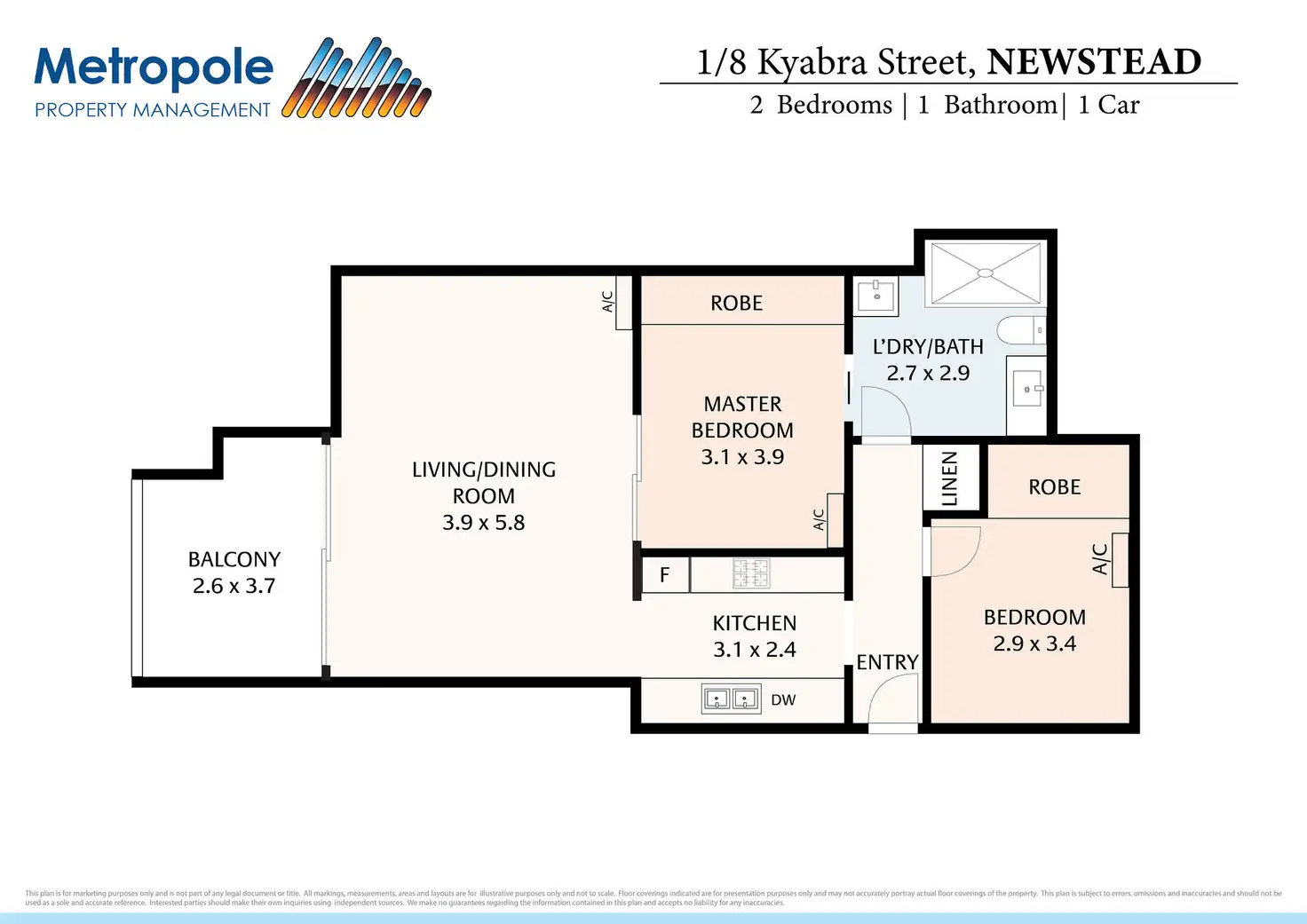 001/8 Kyabra Street, Newstead QLD 4006 Unit For Rent Homely