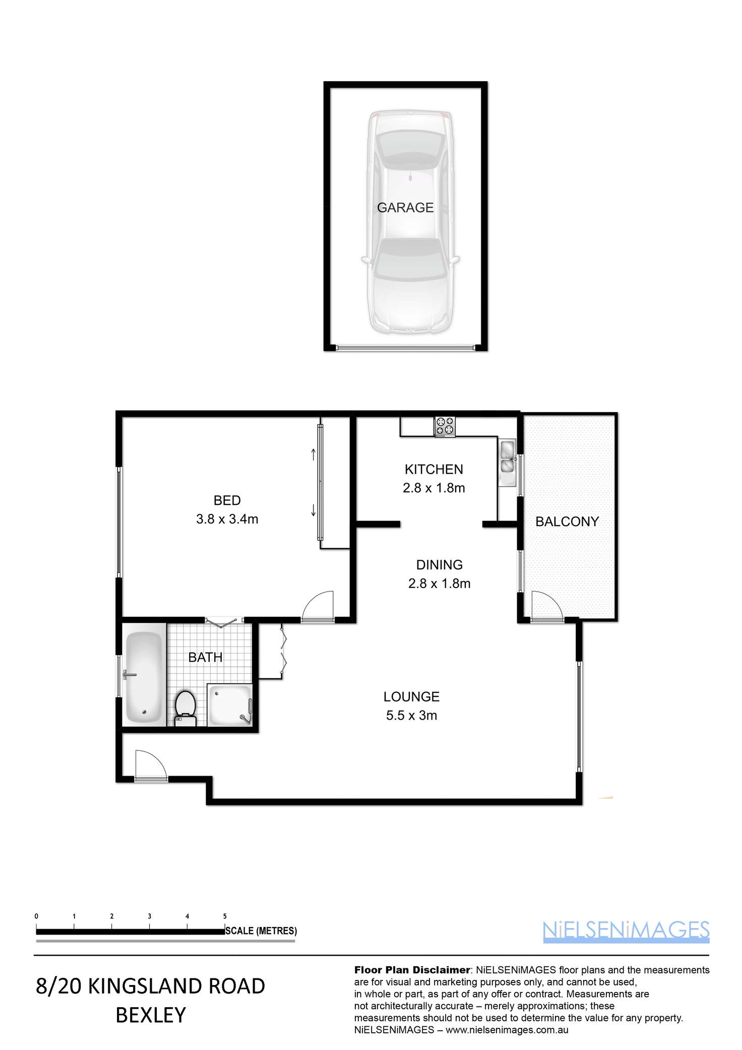 Floorplan of Homely unit listing, 8/20-22 Kingsland Road, Bexley NSW 2207