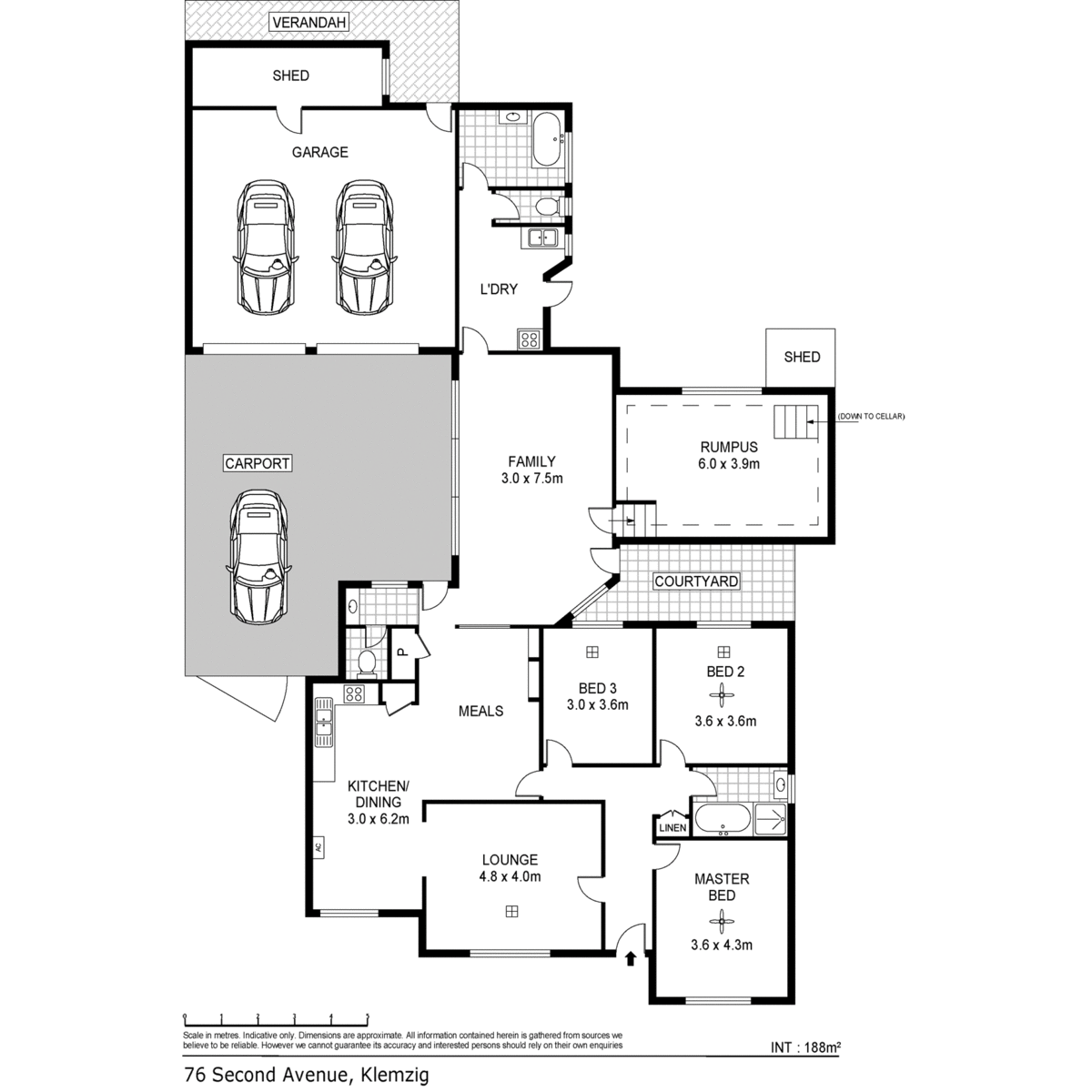 Floorplan of Homely house listing, 76 Second Avenue, Klemzig SA 5087