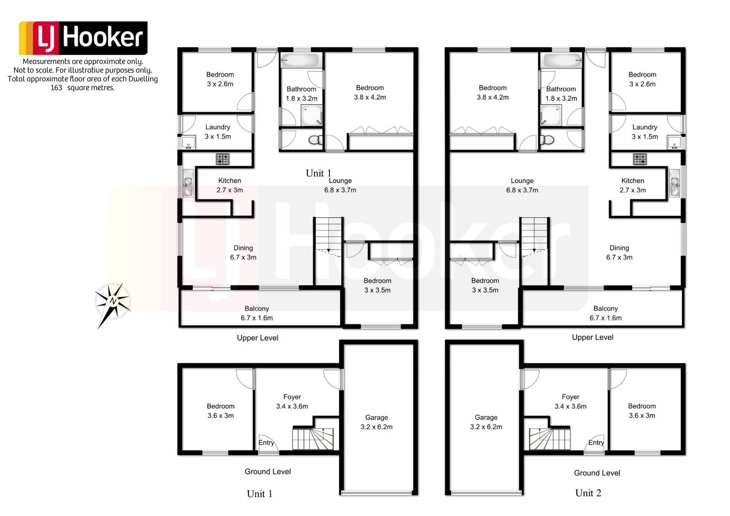 Floorplan of Homely unit listing, 2/13 Paul Place, Batehaven NSW 2536