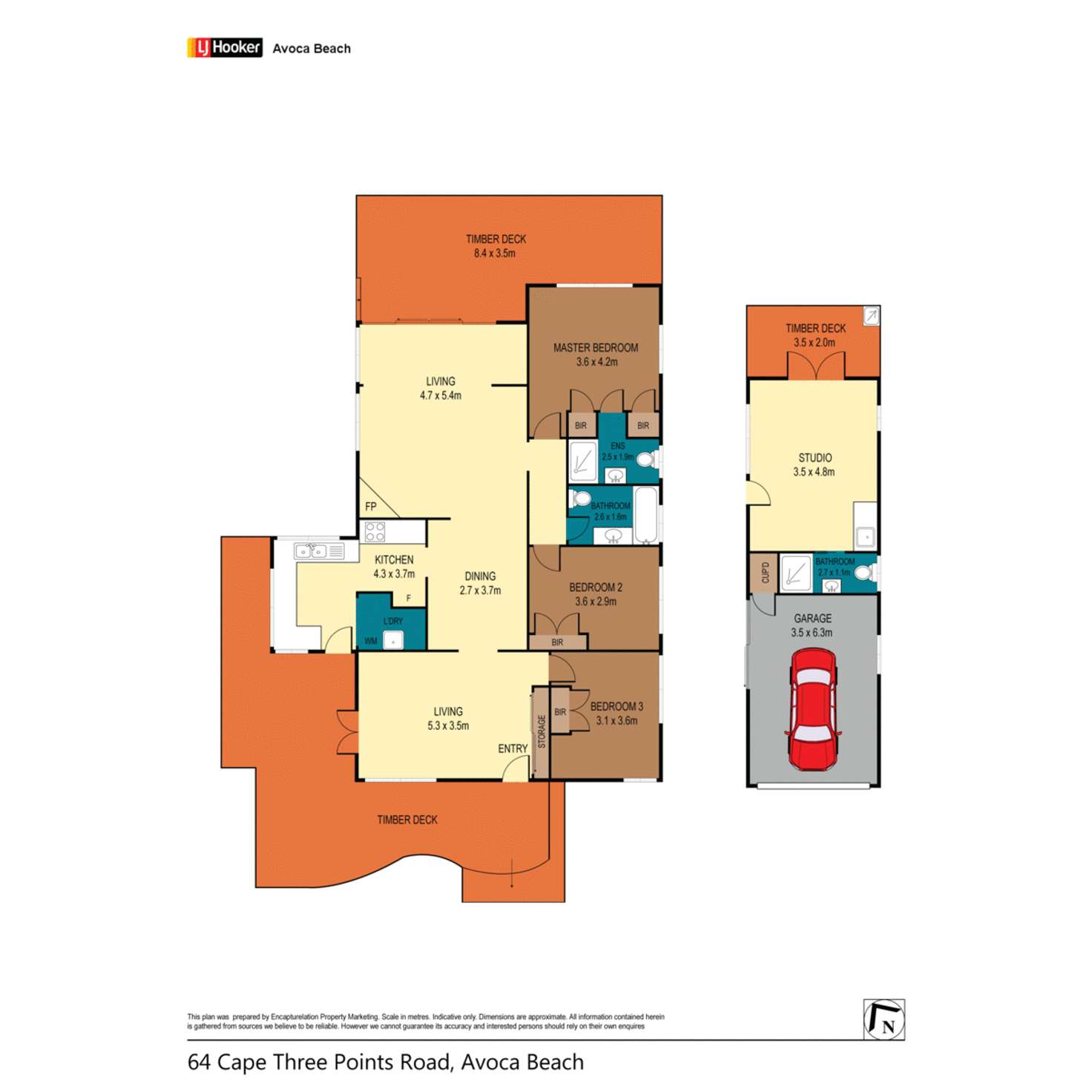 Floorplan of Homely house listing, 64 Cape Three Points Road, Avoca Beach NSW 2251